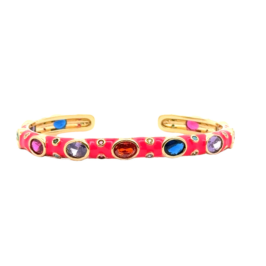 Fancy Enamel Color Bracelet