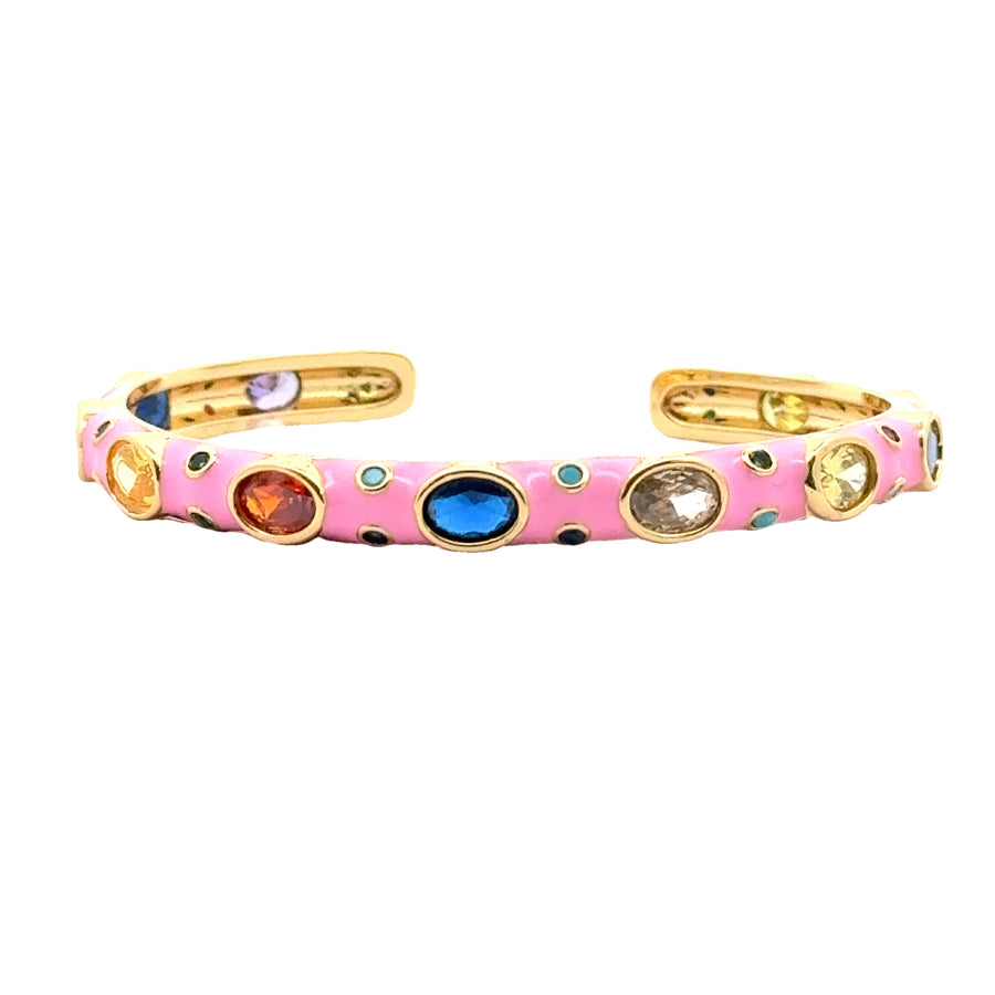 Fancy Enamel Color Bracelet