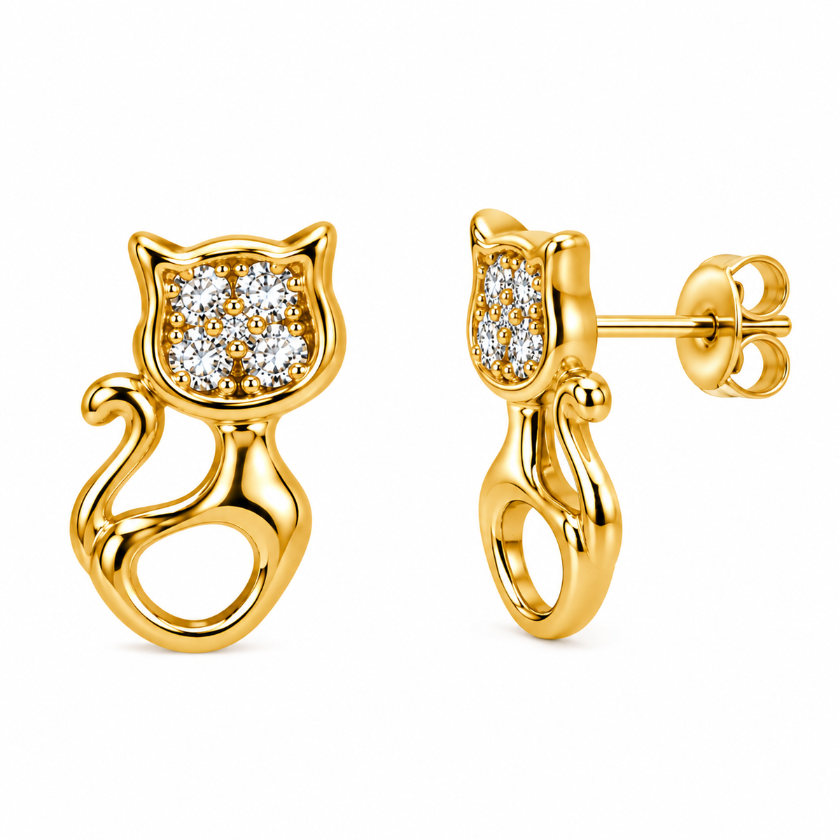 Kitty Cat Studs