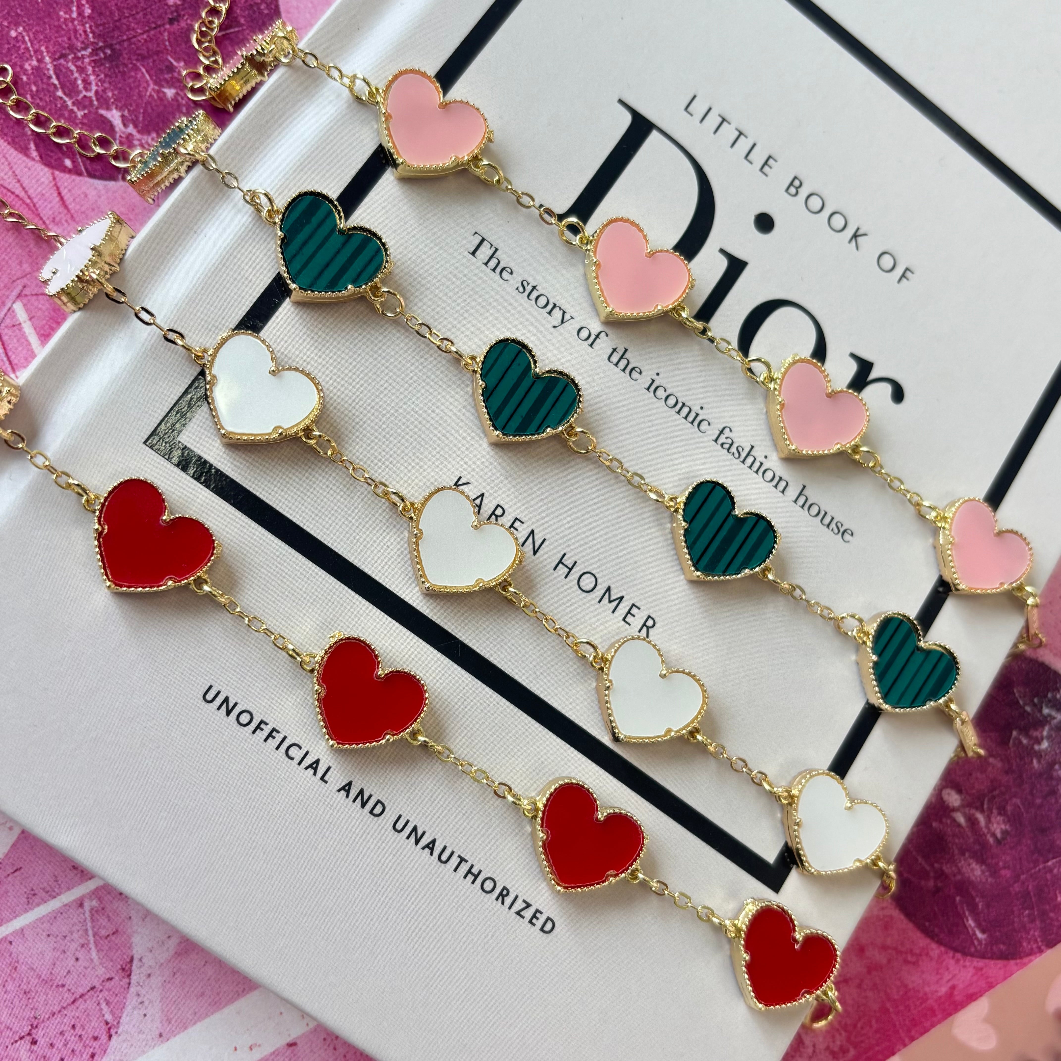 Multi Hearts Bracelet