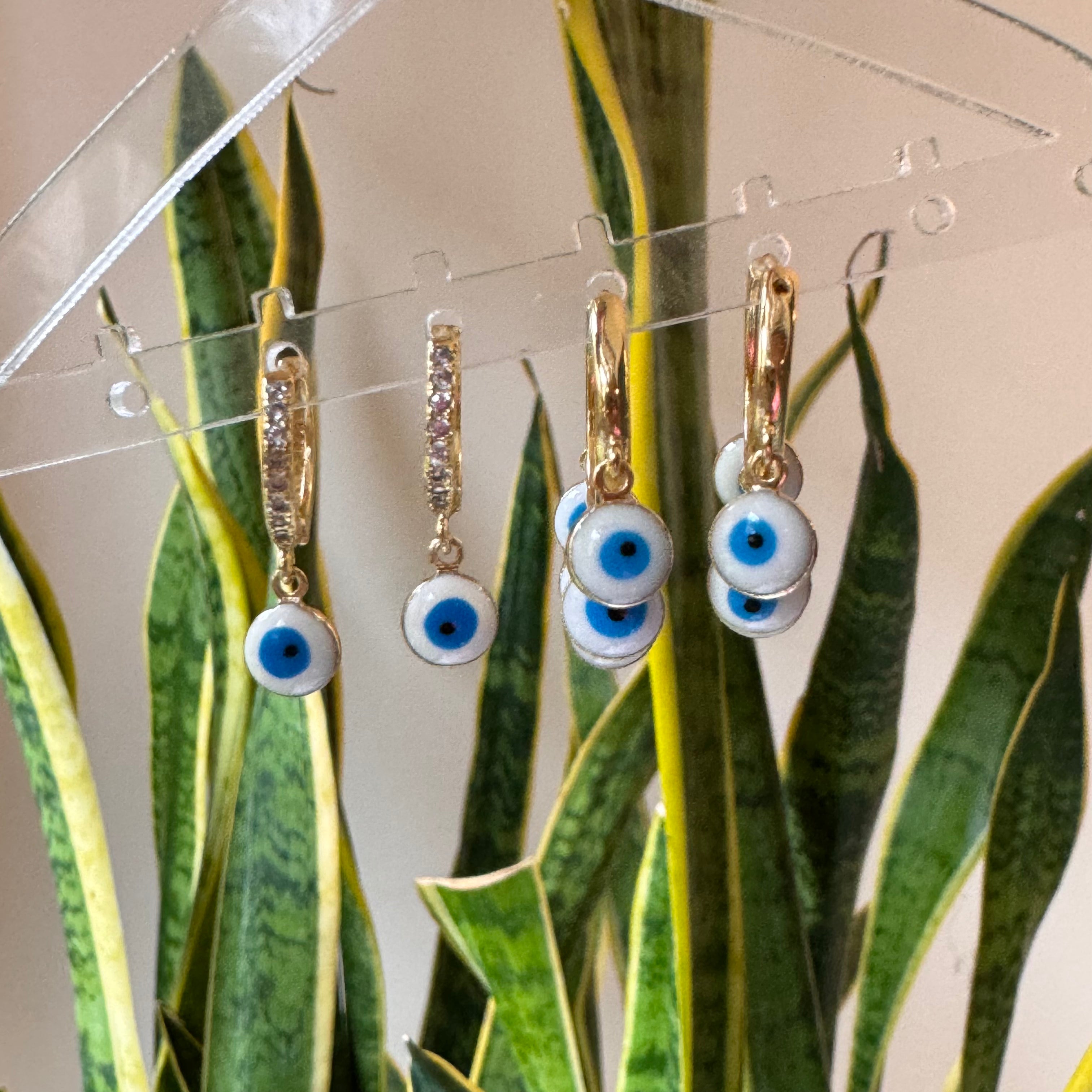 Evil Eyes Hoops