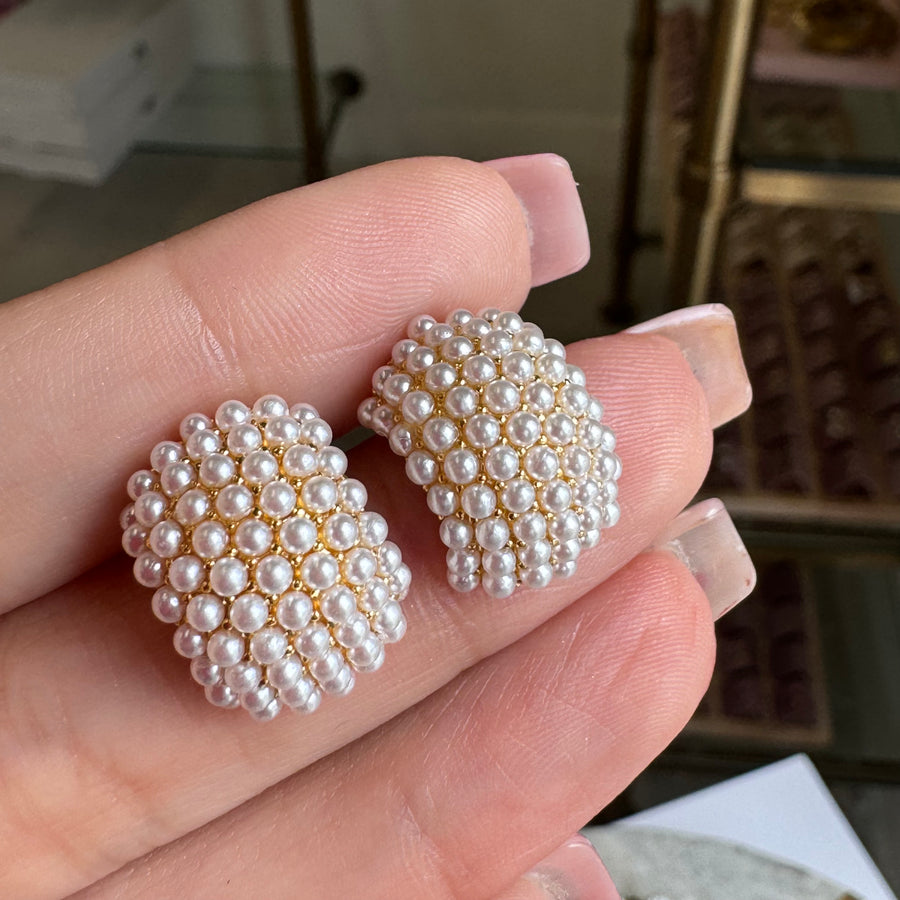 Full Pearl Earrings