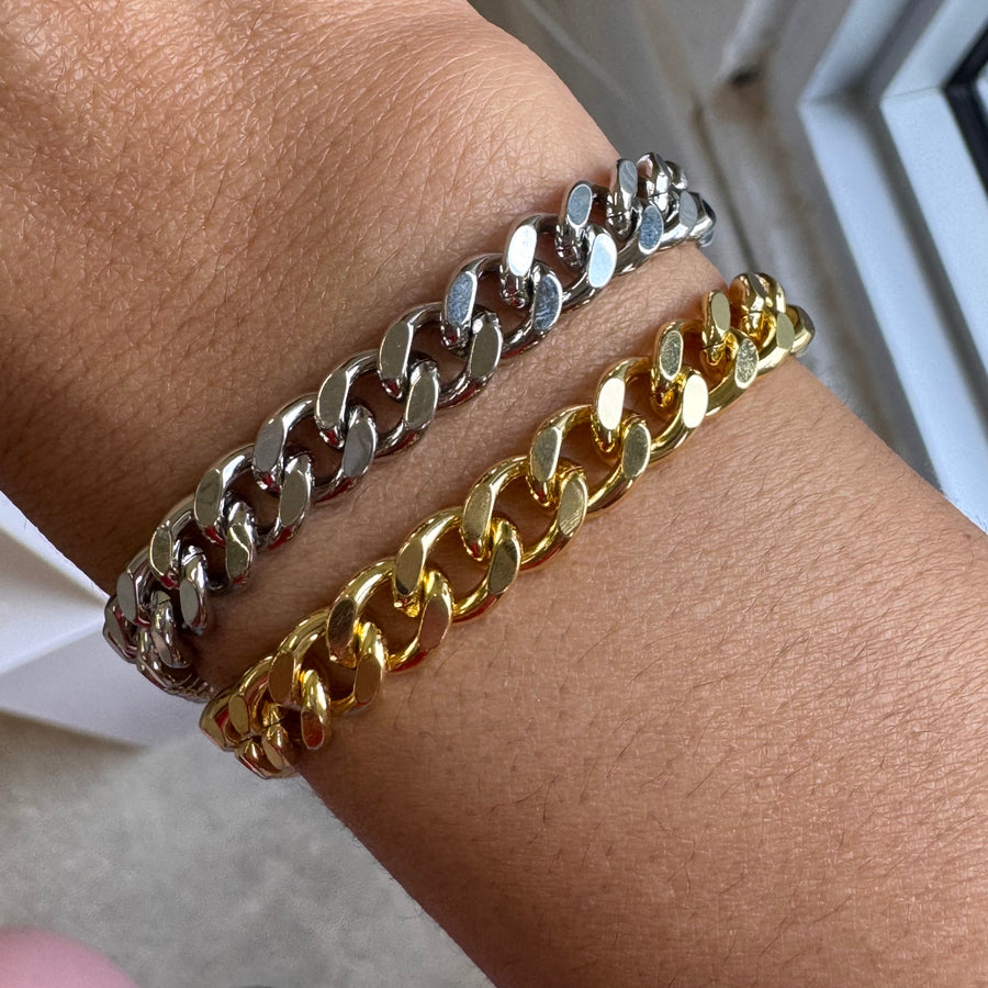 Cuban Chain Gold Bracelet