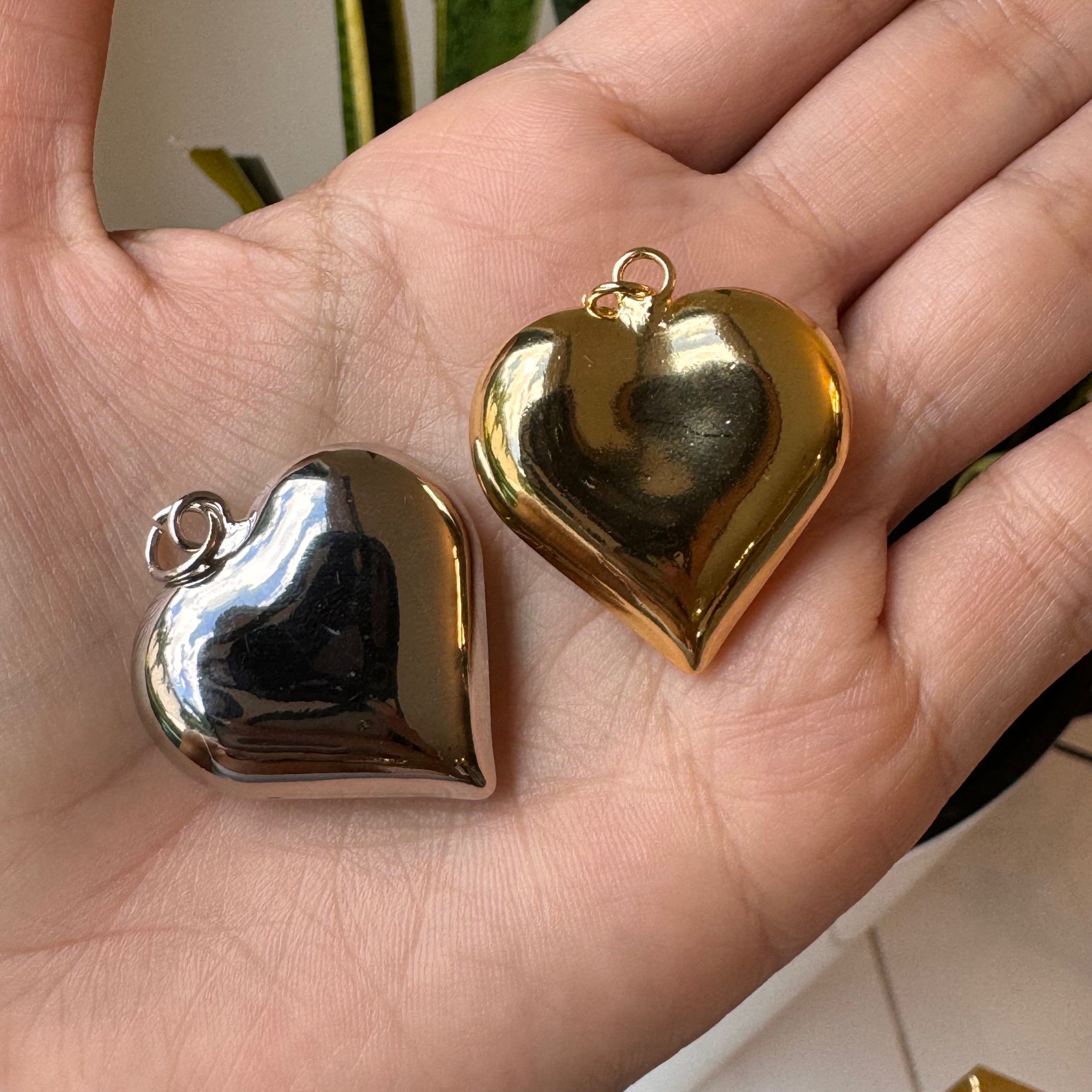 Solid Heart Charm