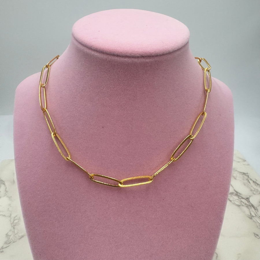 Delicated Paper Clip Necklace