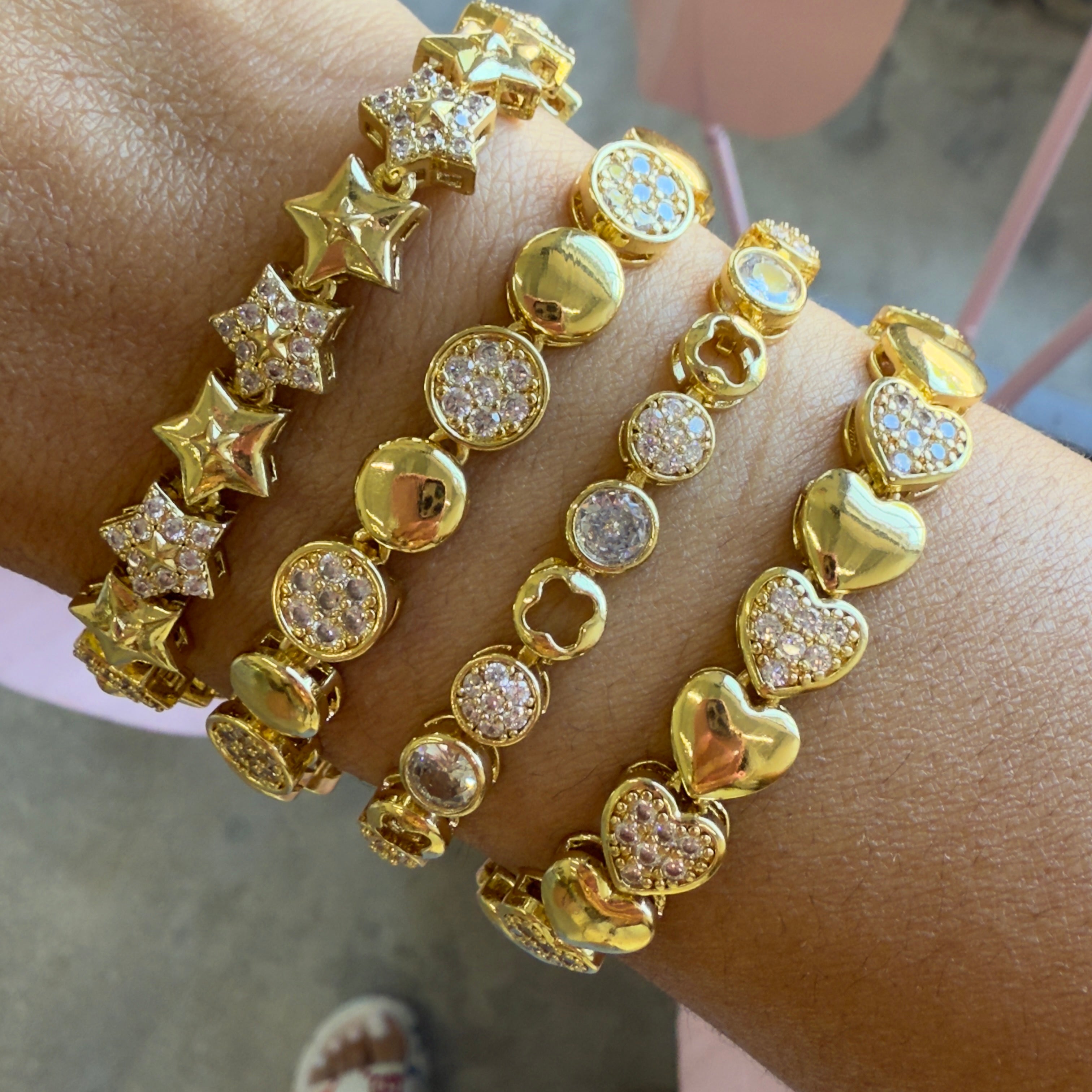 Golden Glimmer Bracelet