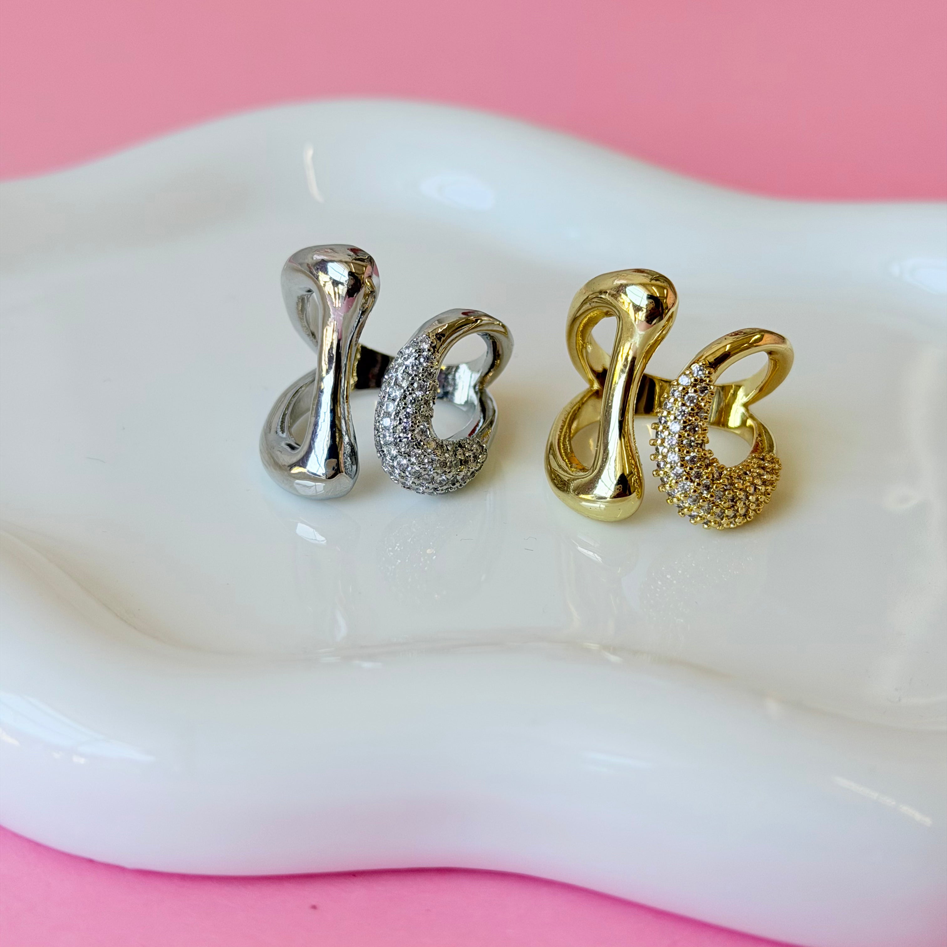 Zirconium Opened Ring