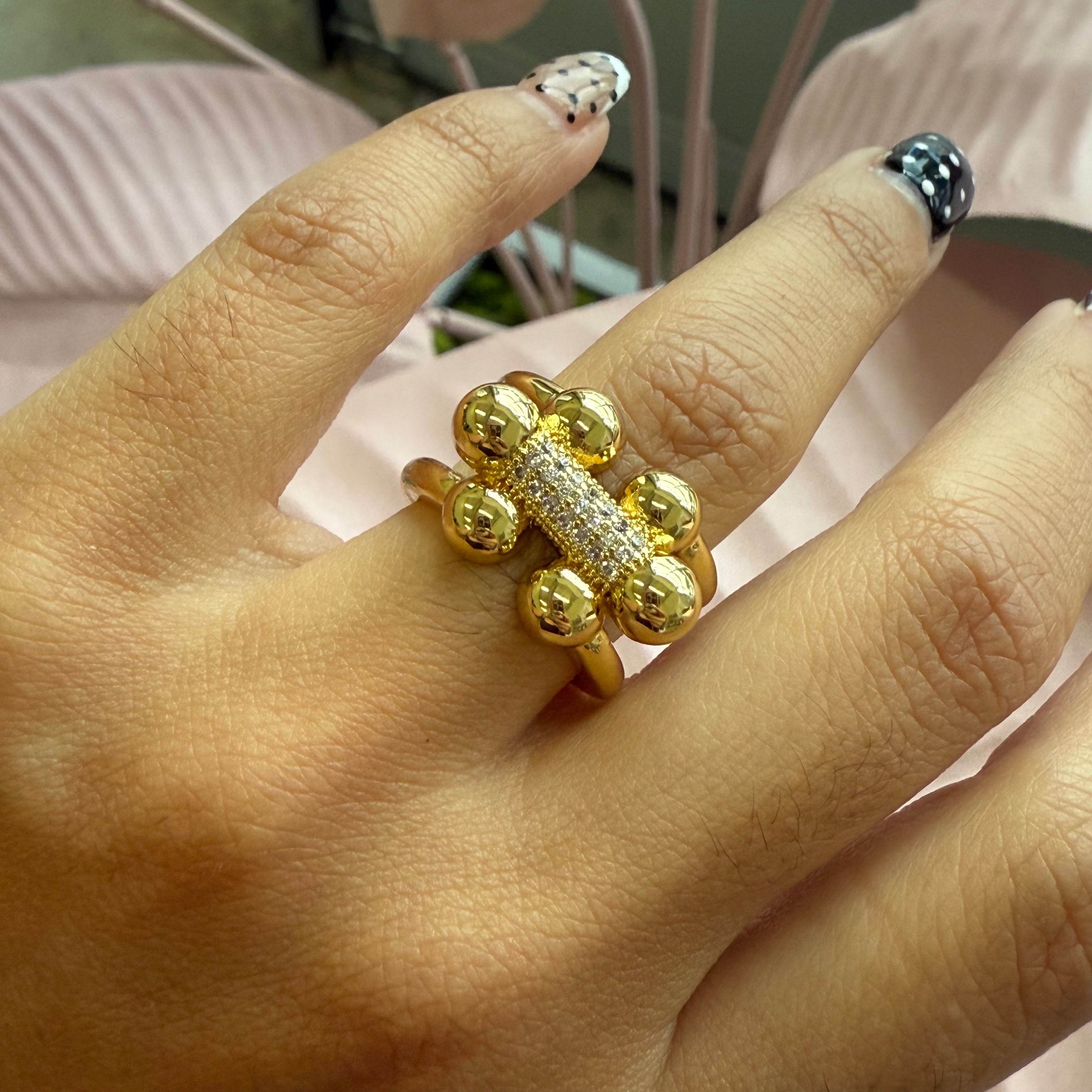 Fancy Beads Ring