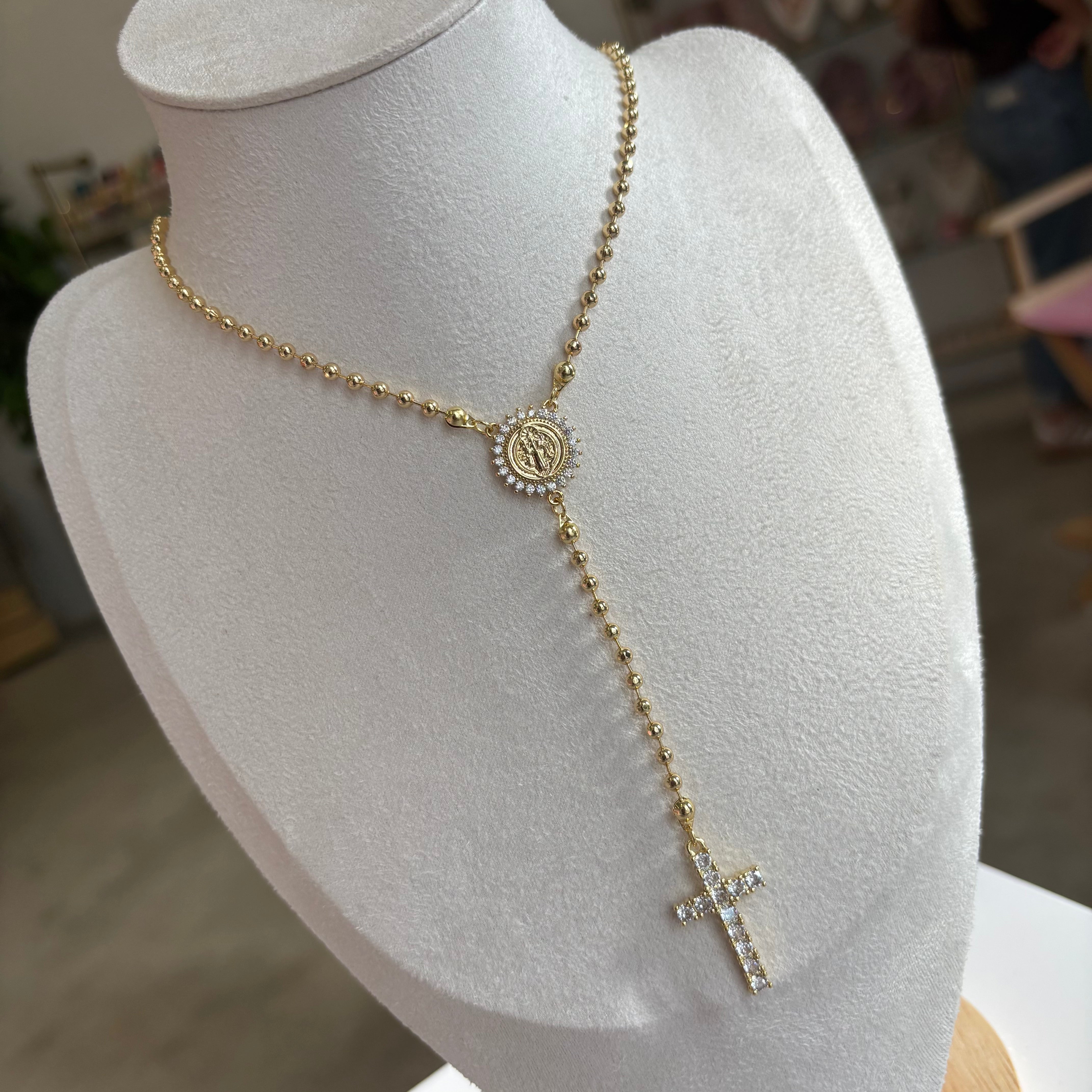 Rosario Ball Necklace