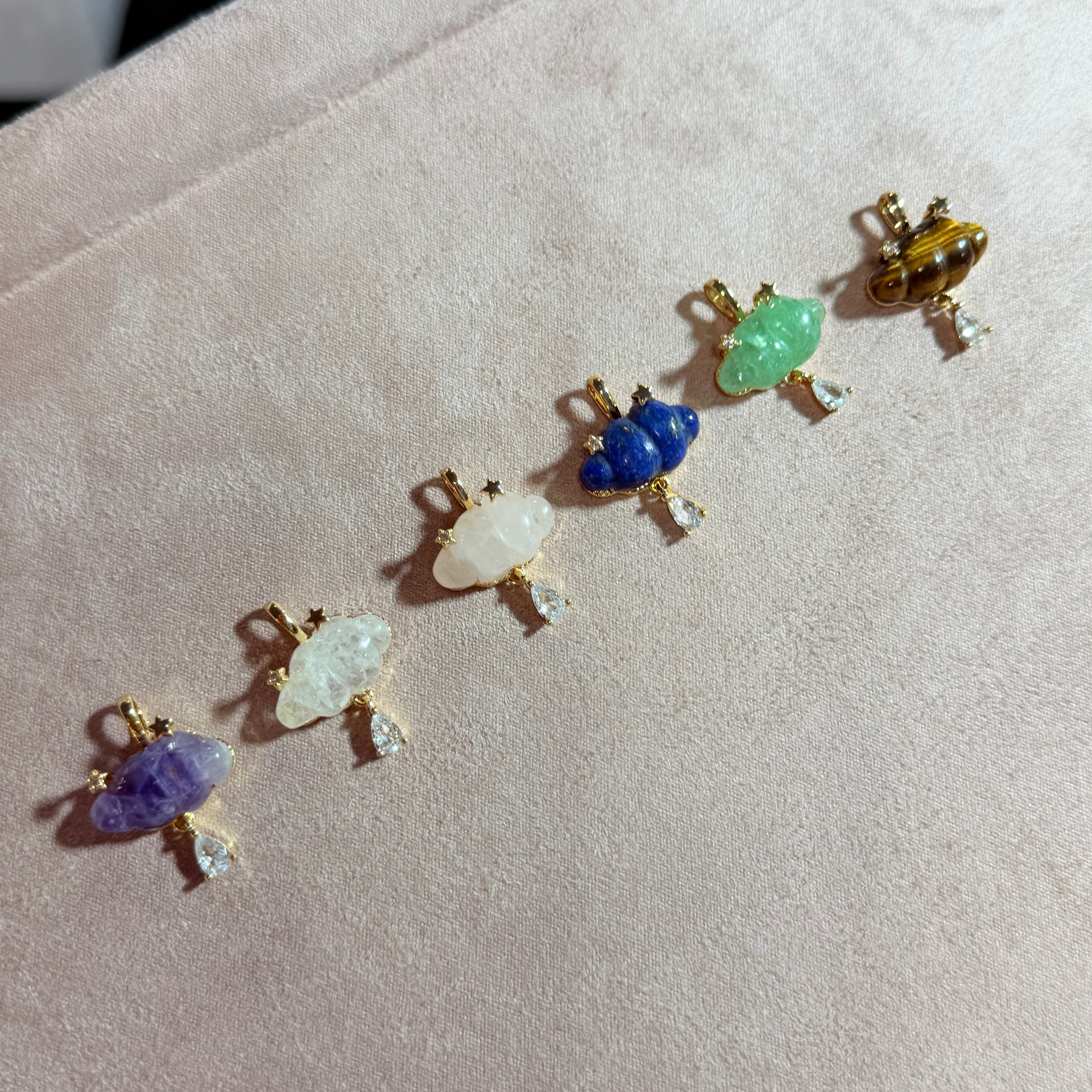 Nube Natural Stone Charm
