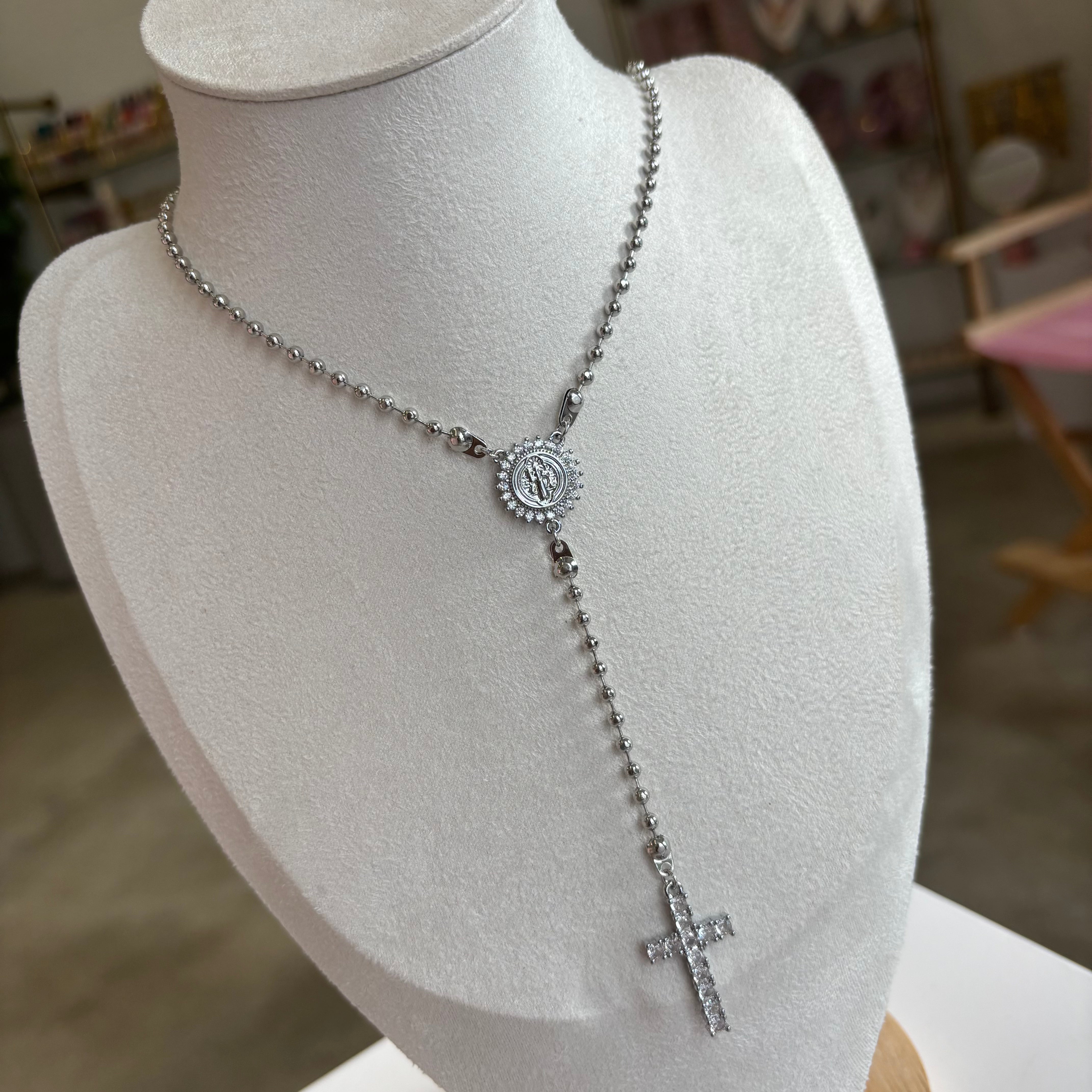 Rosario Ball Necklace