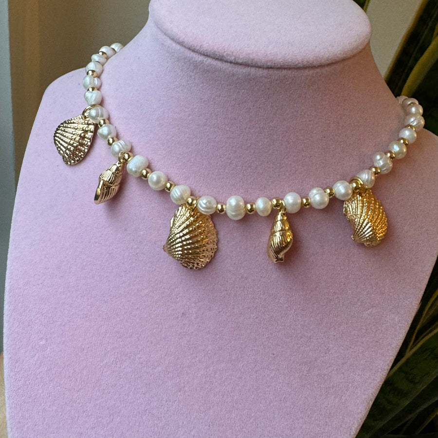 Pearl Sea Edition Charm Necklace