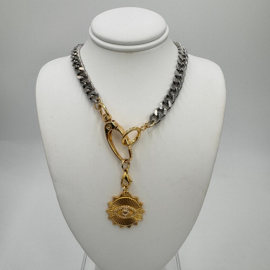 Oval Lock Necklace