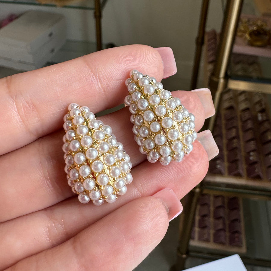 Full Pearl Earrings