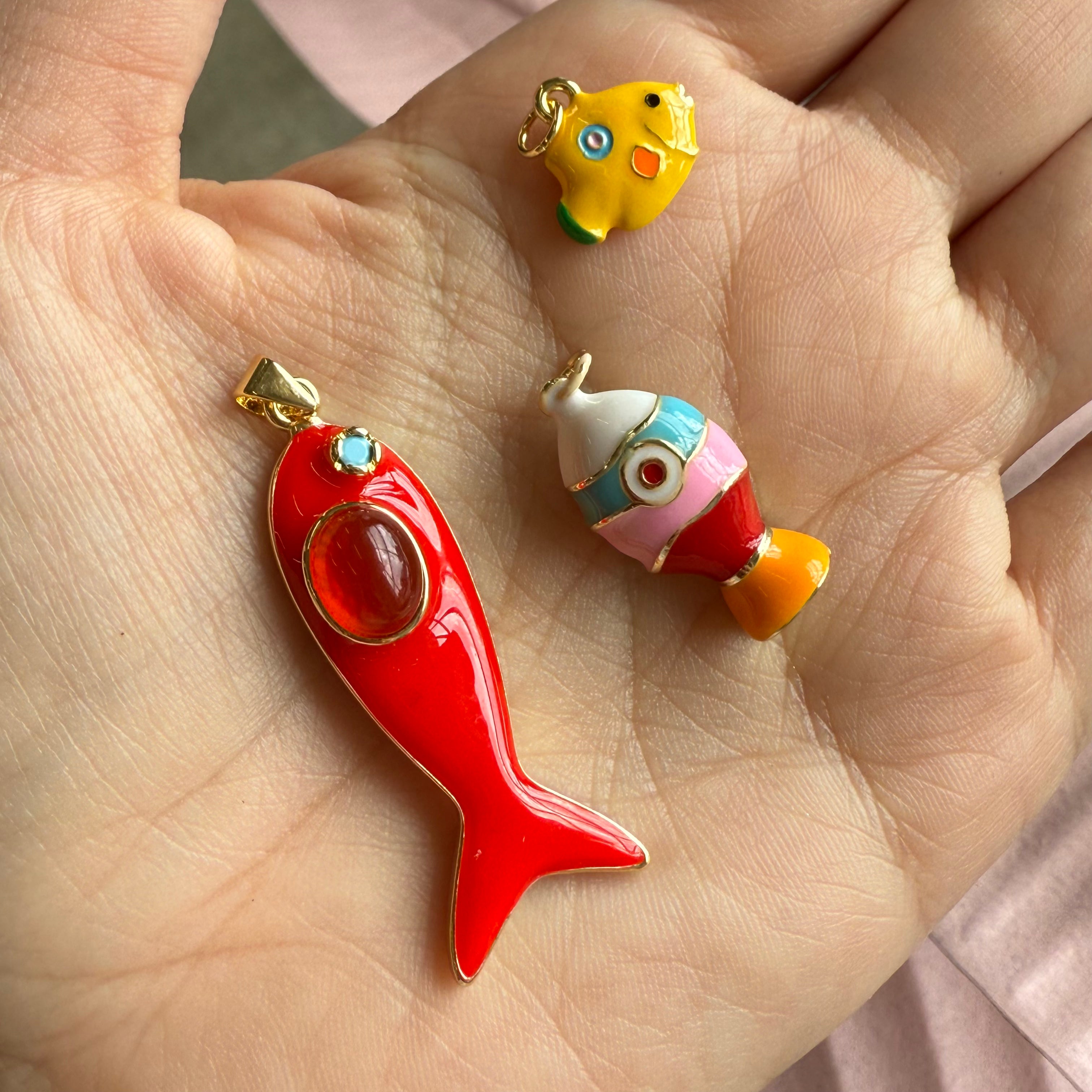 Sea Enamel Charms Collection