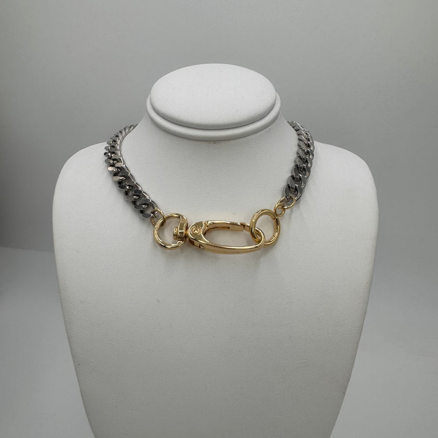 Oval Lock Necklace