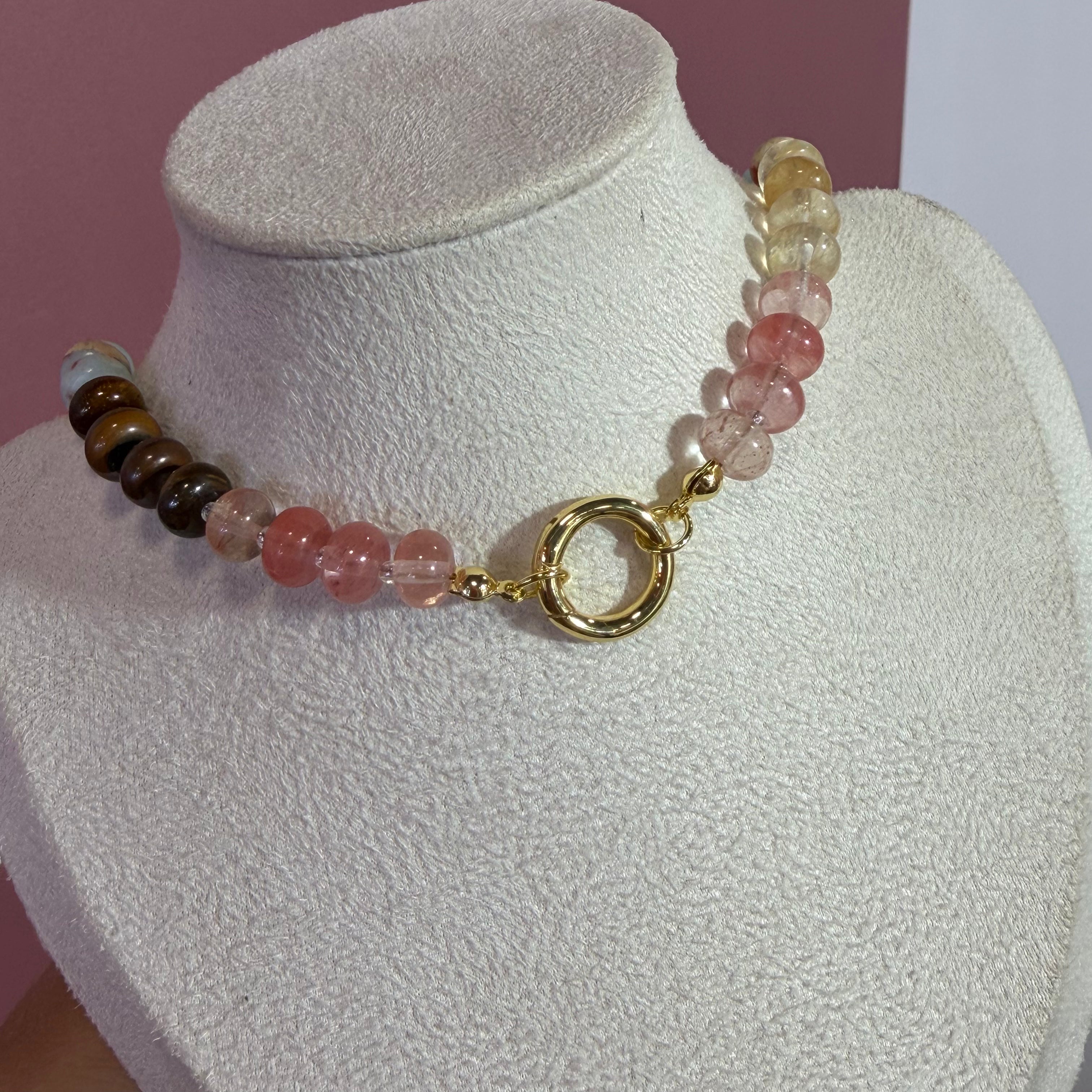 Riviera Gem Link Necklace