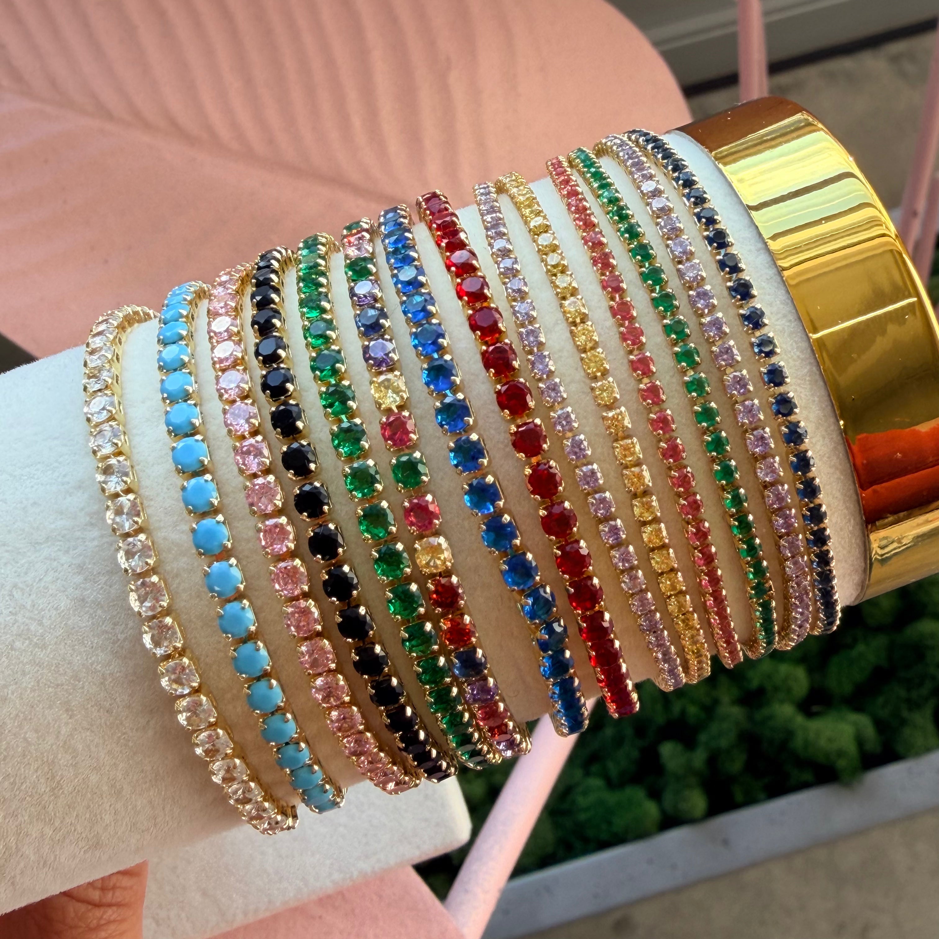 Tennis Color Bracelets