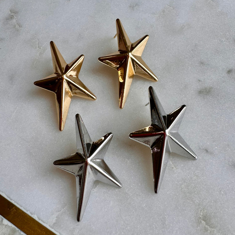 Metal Star Earring