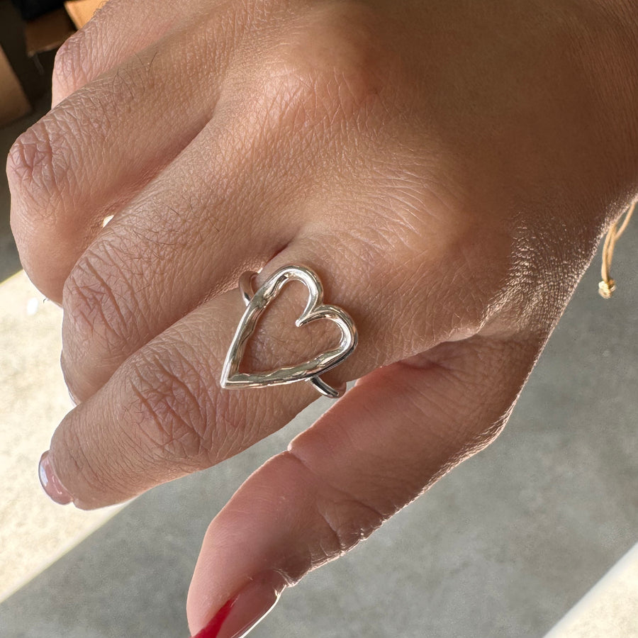 Fantasy Chunky Hearts Ring