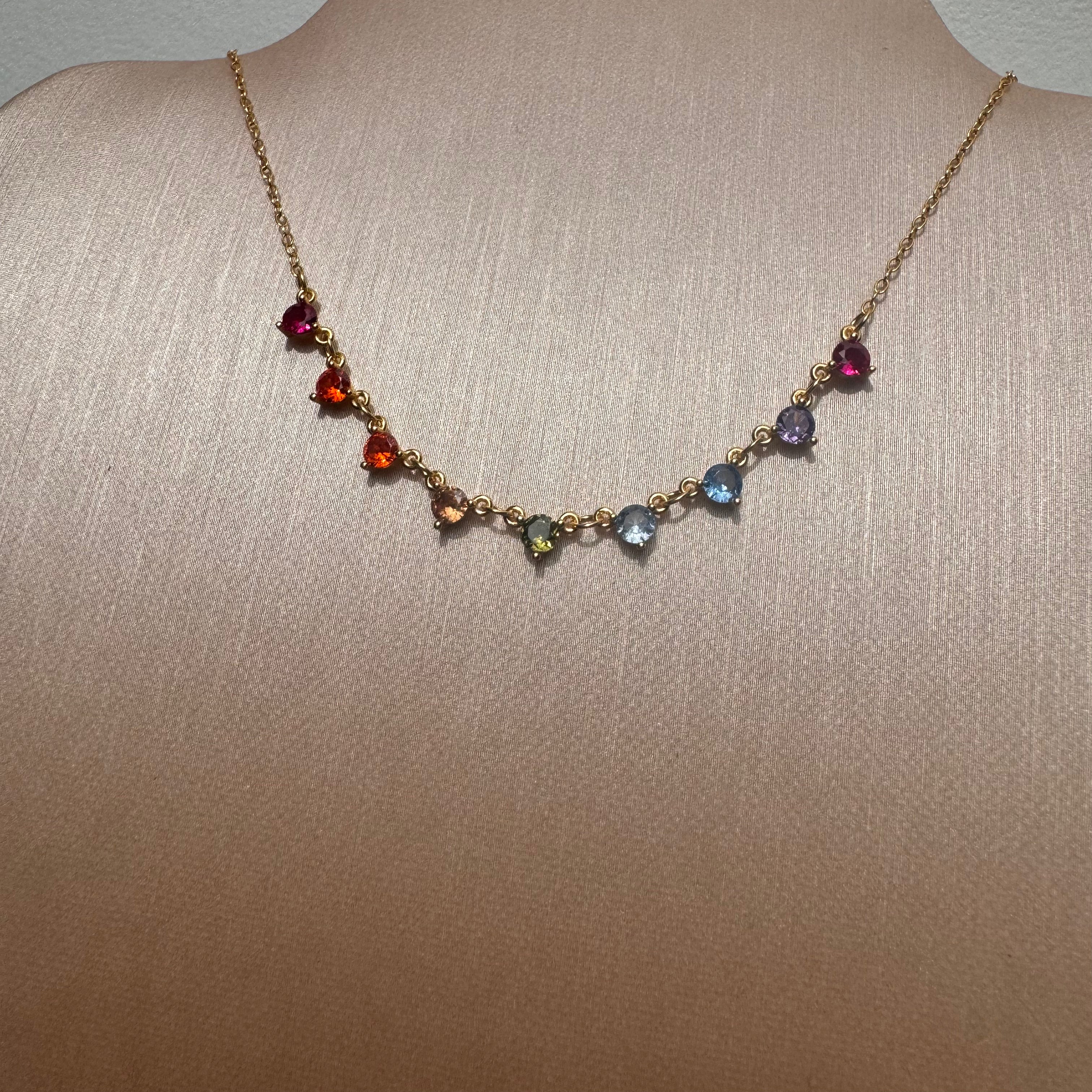 Crystal Rainbow Necklace