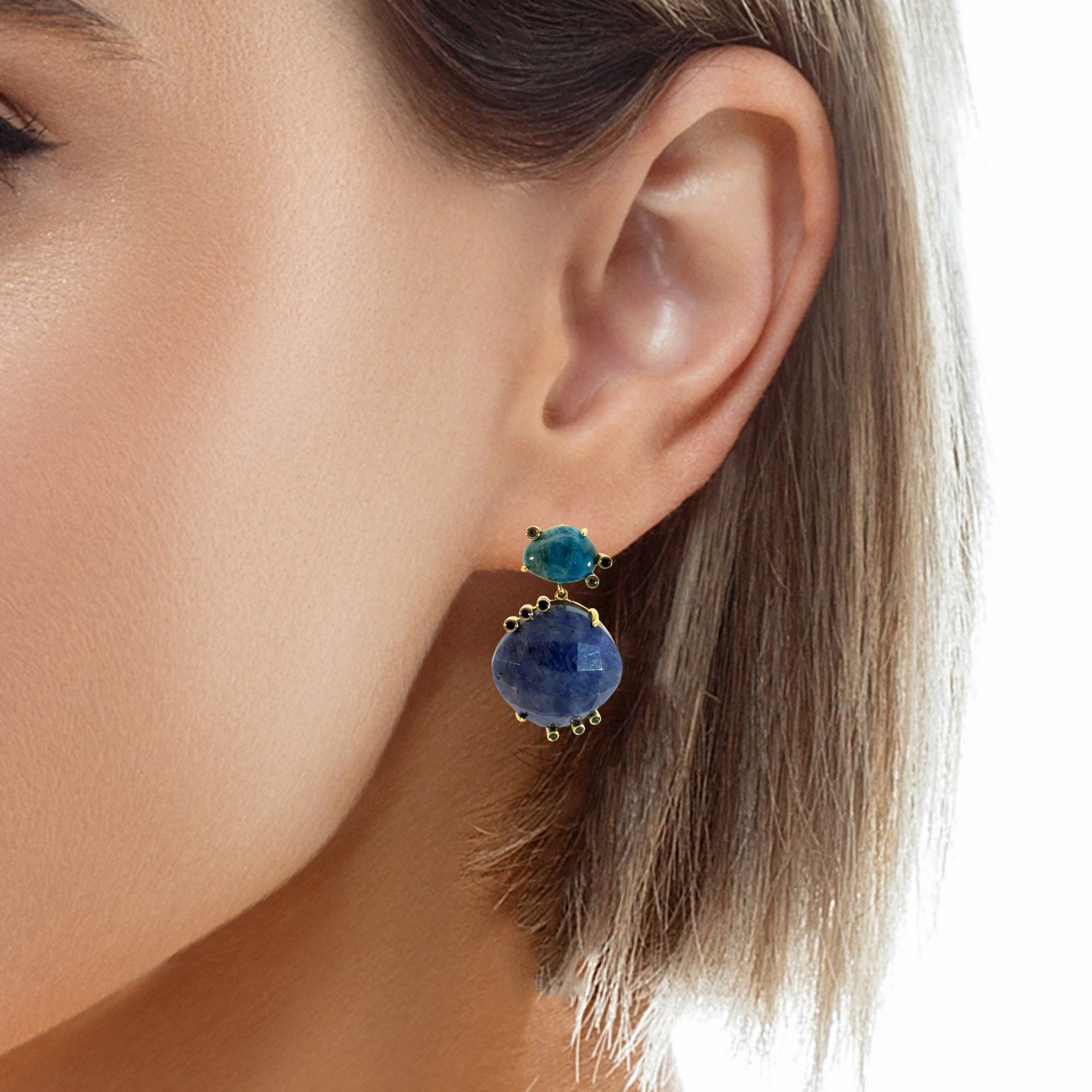 Gem Stone Luxe Earrings