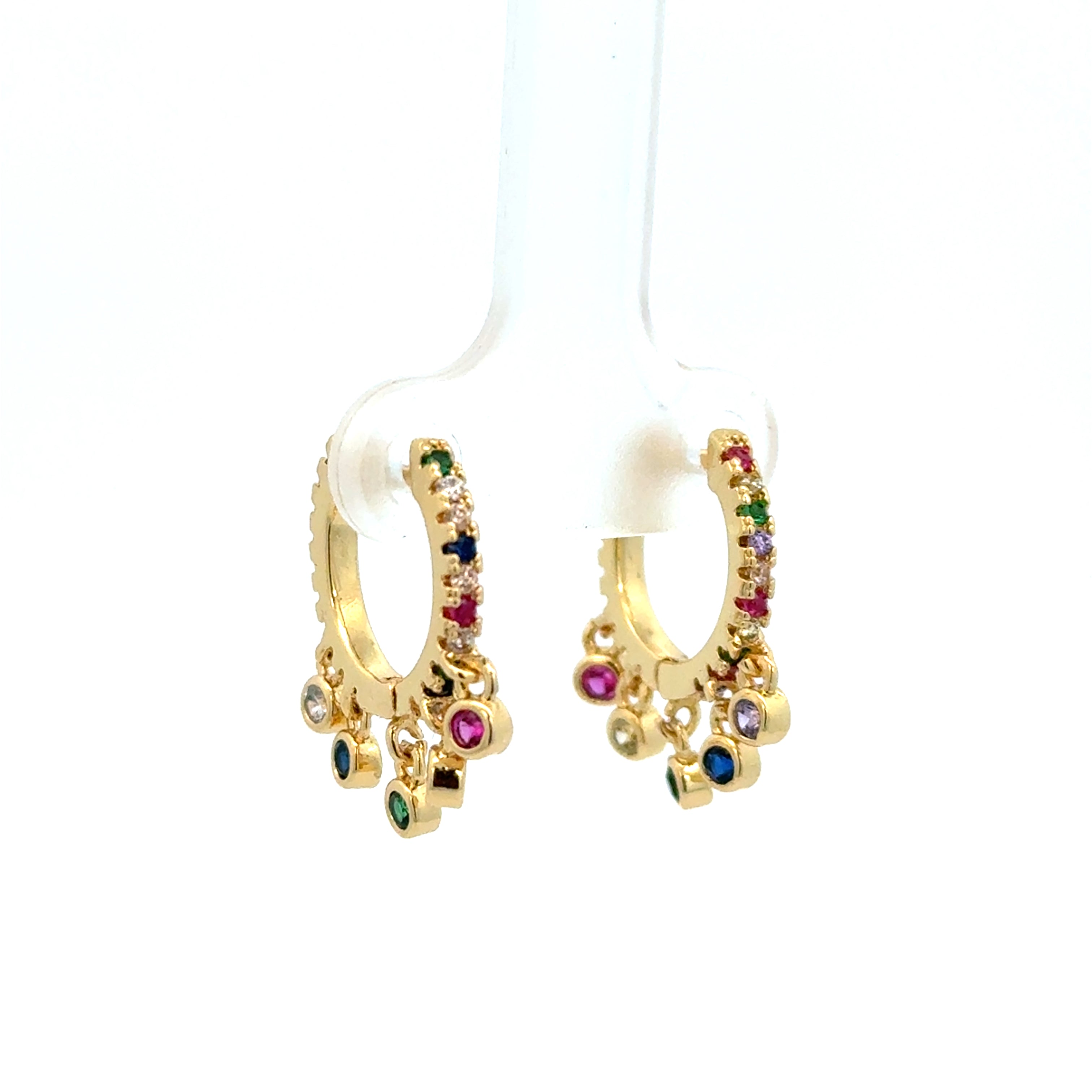 Crystal Colors Hoops