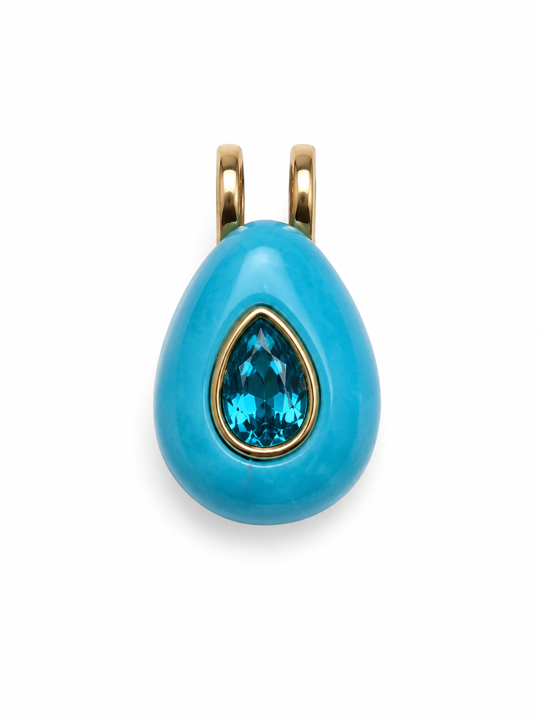 Gem Drop Stone Charm