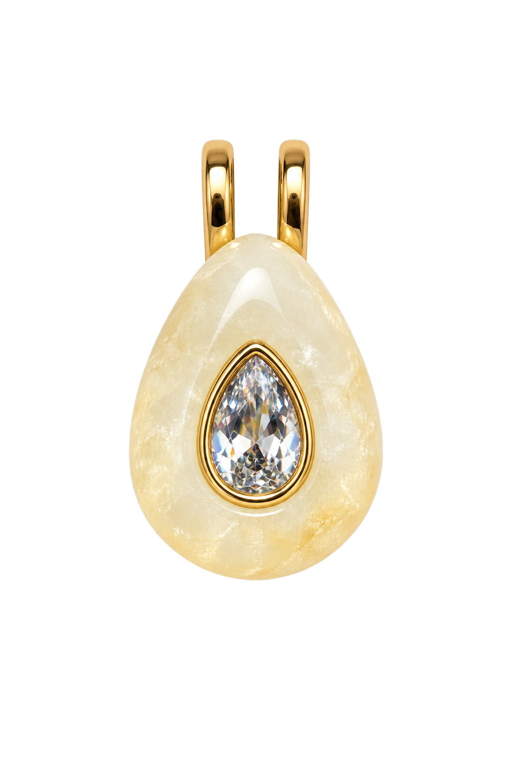 Gem Drop Stone Charm