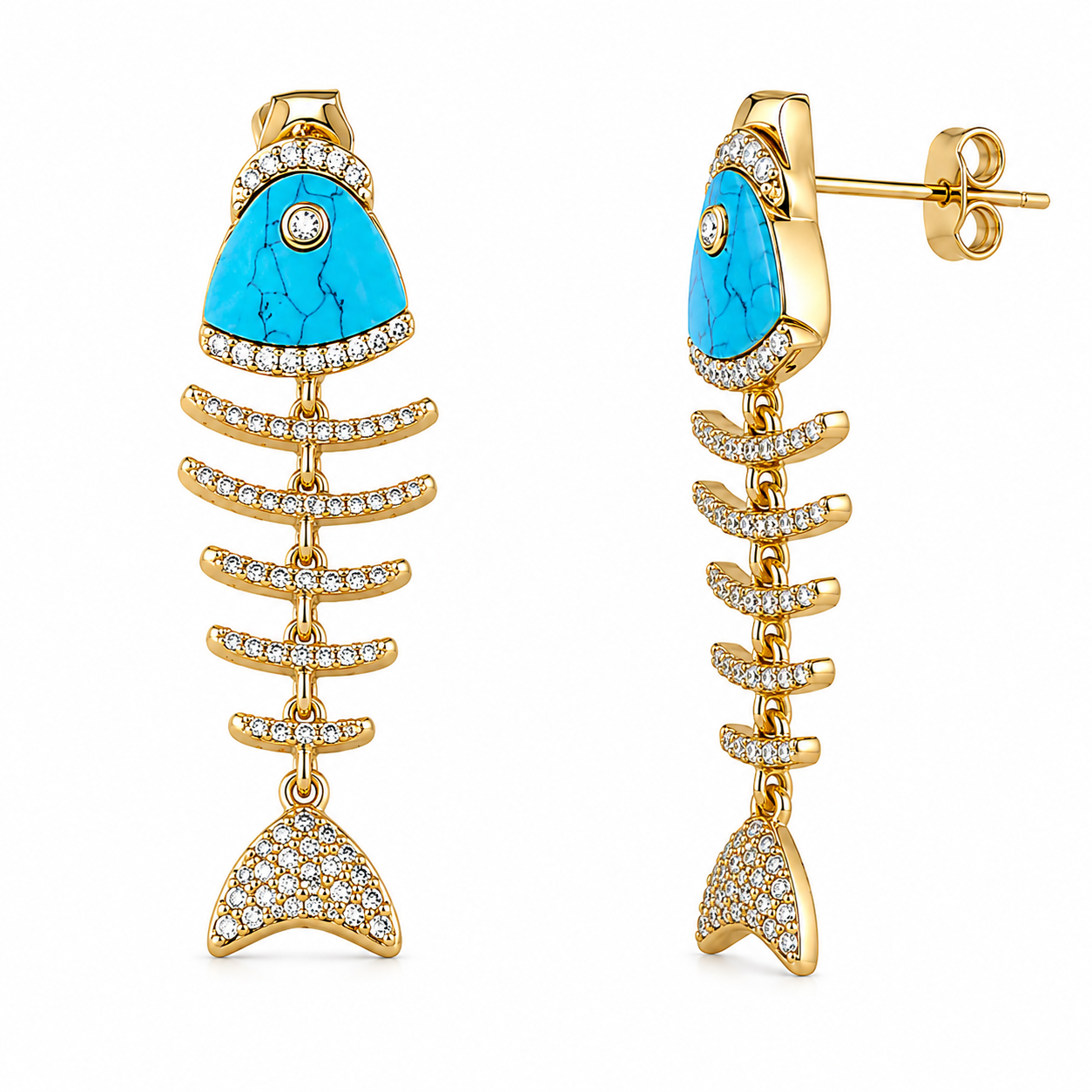 Isla Fishbone Earrings