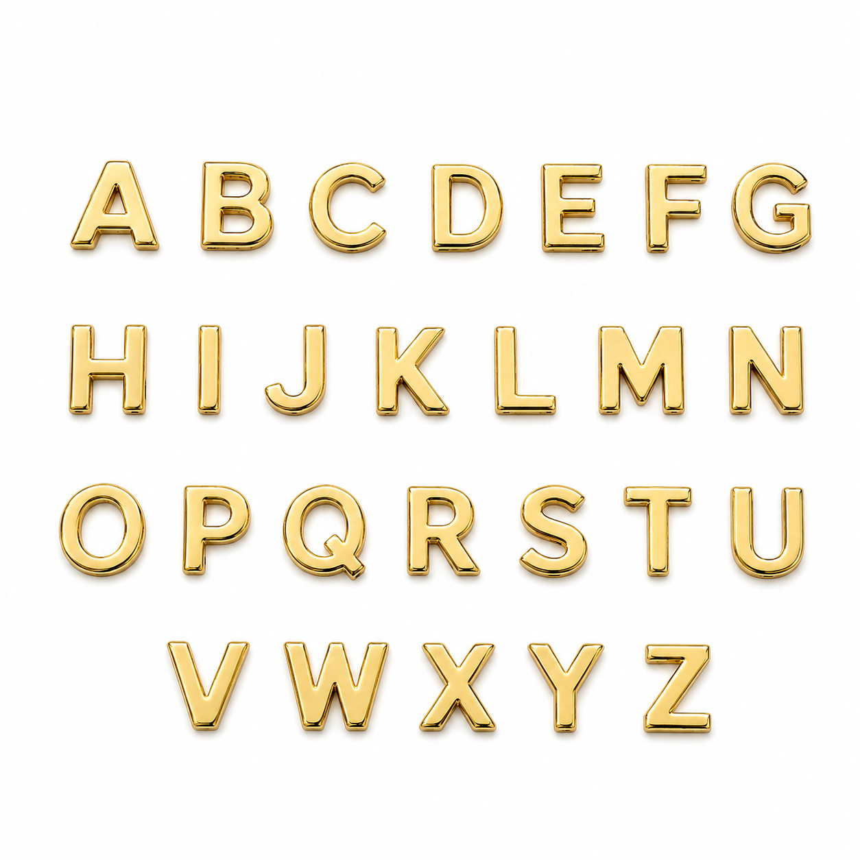 Gold Initial Letter