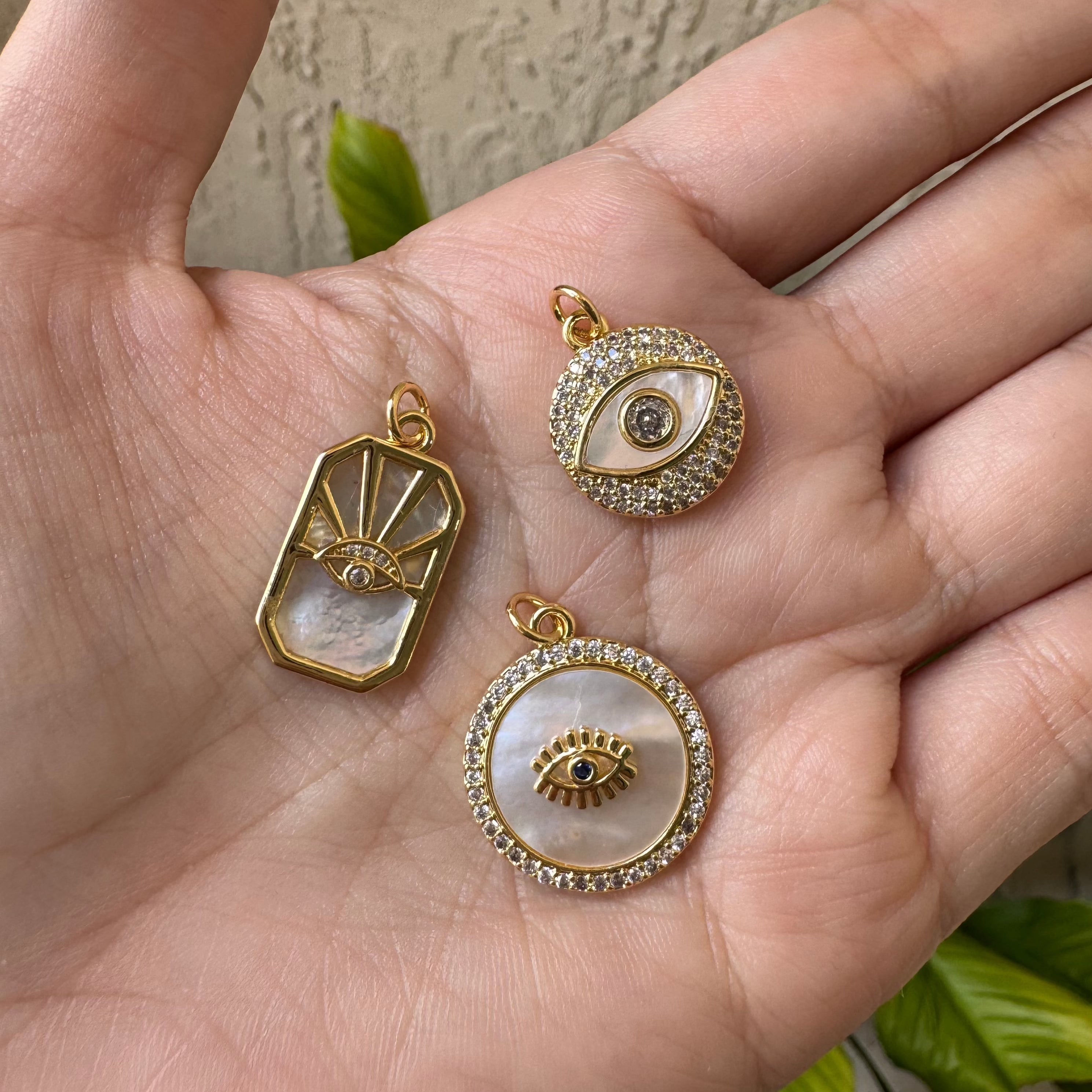 Nacar Evil Eye Charms