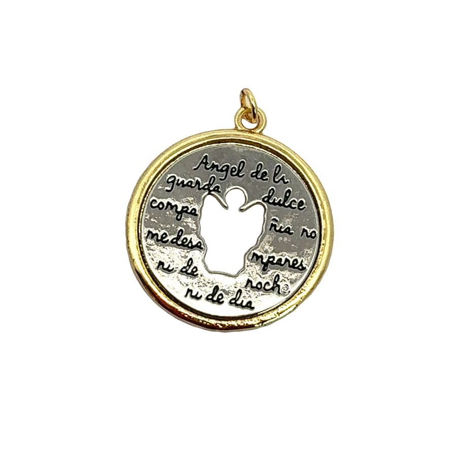 Angel de la Guarda Medallion Charm