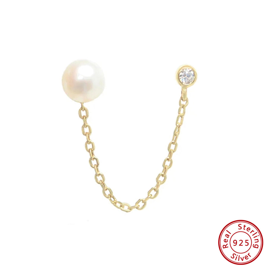 Pearl Chain Earring