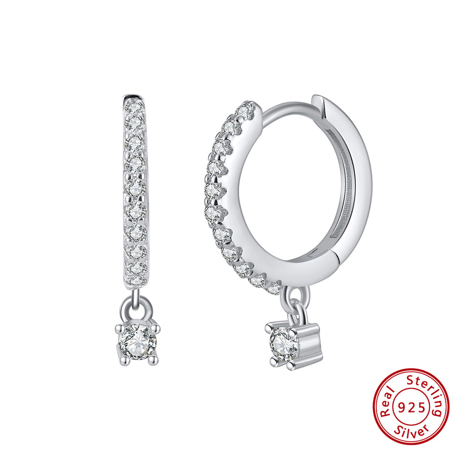 Classic Diamond Hoop