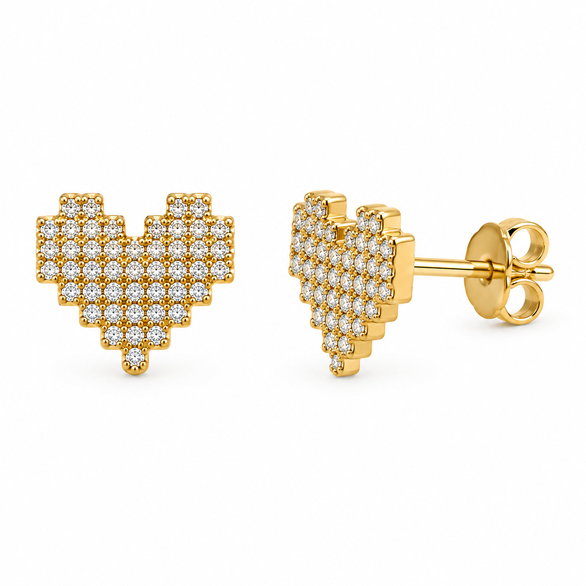 Shiny Hearts Earrings