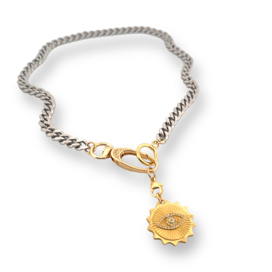 Oval Lock Necklace