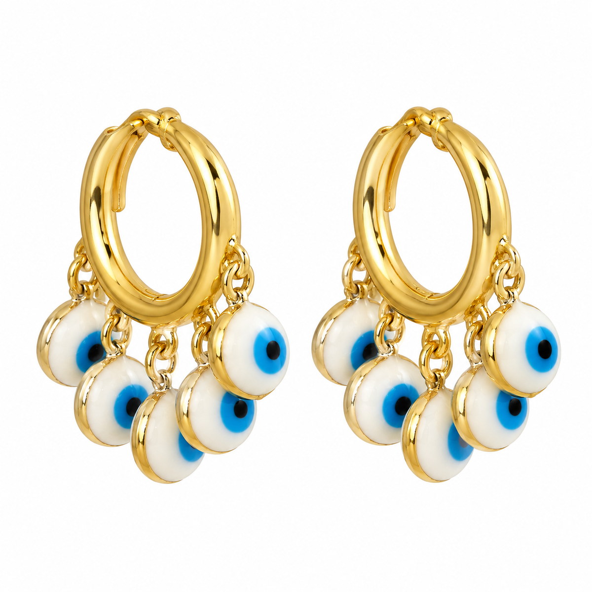Evil Eyes Hoops