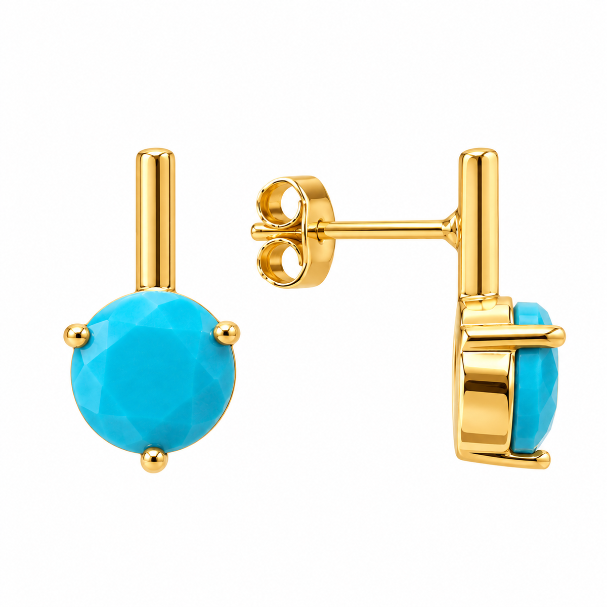 Luxe Crystal Round Earrings