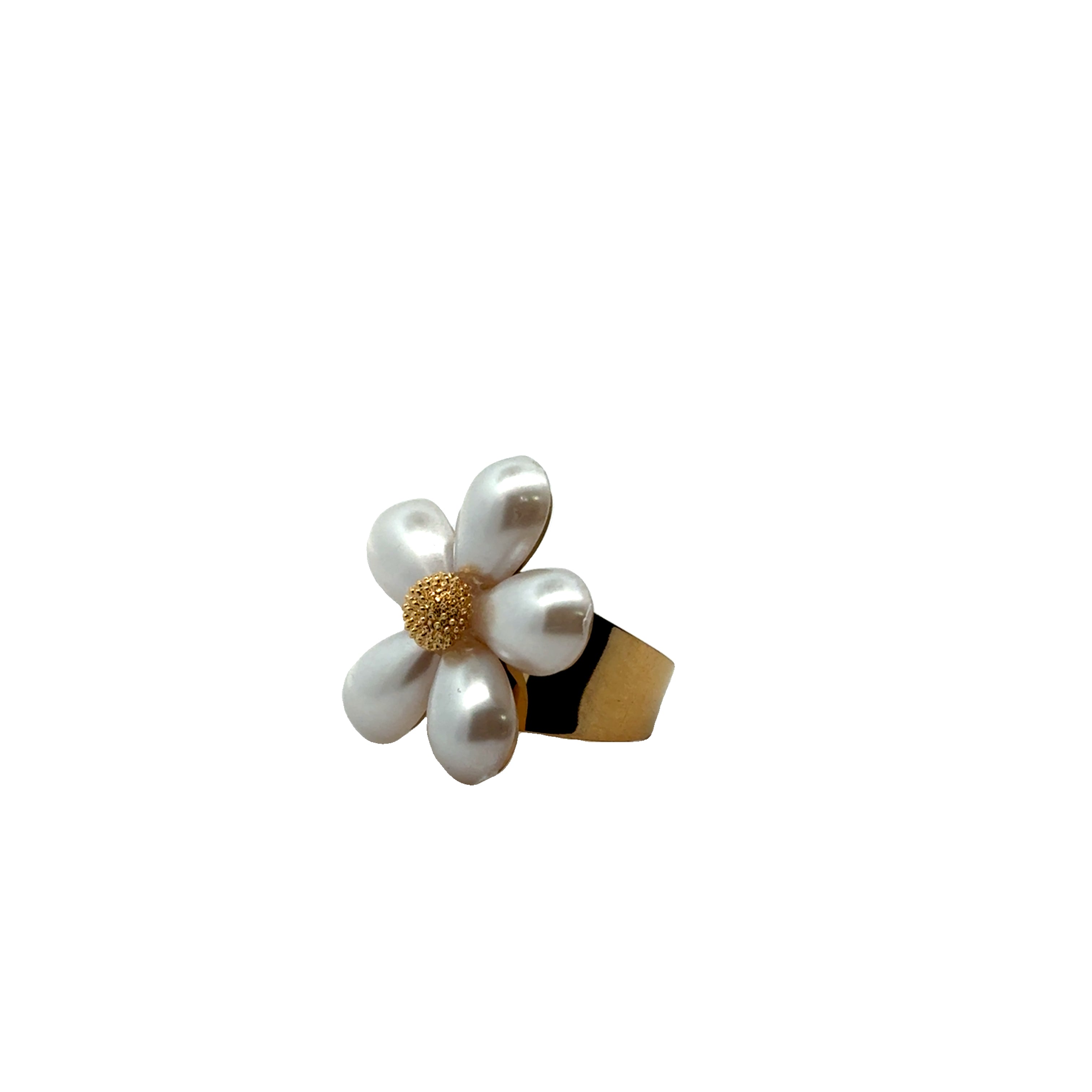 Flower Pearl Ring