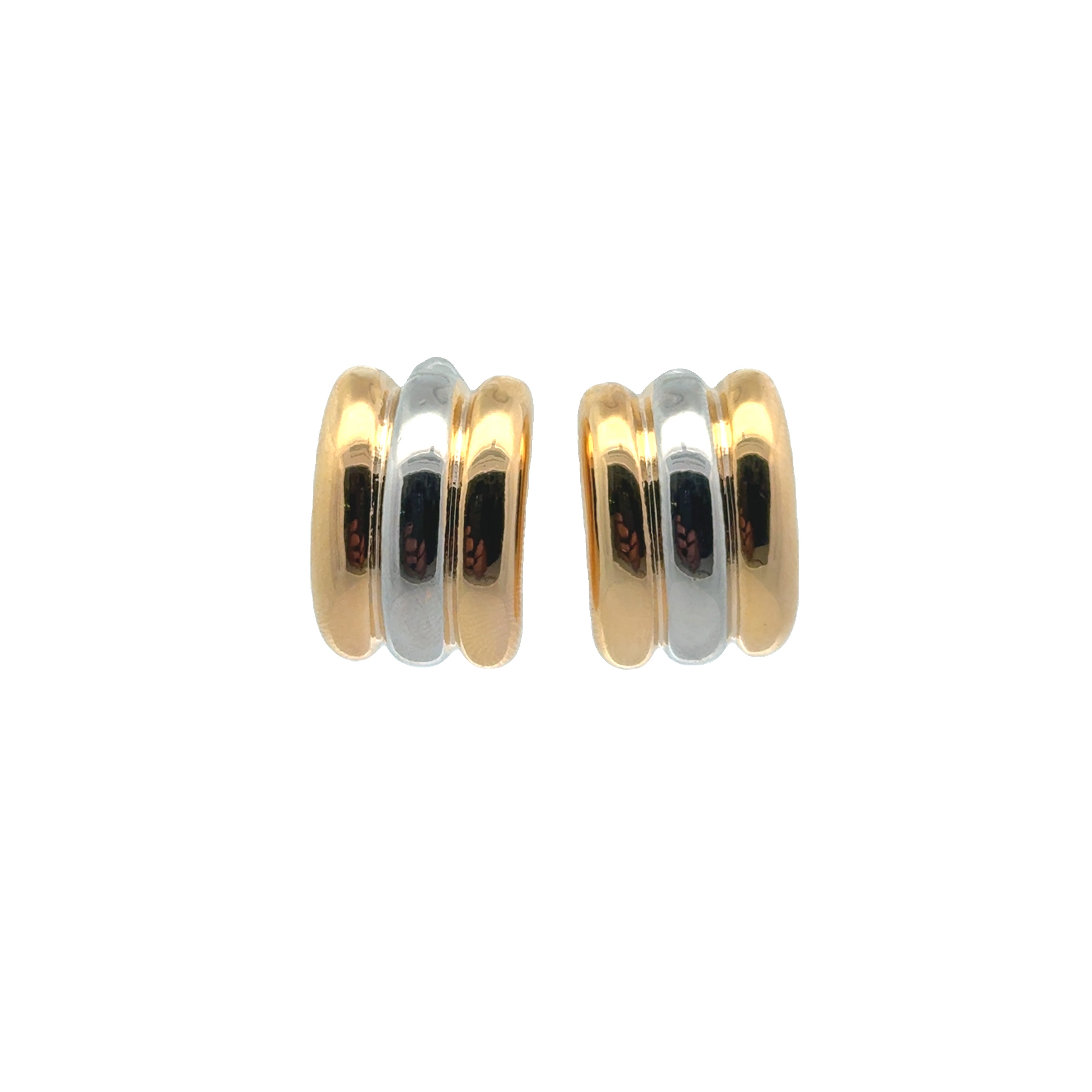 Puffed Lines Earrings