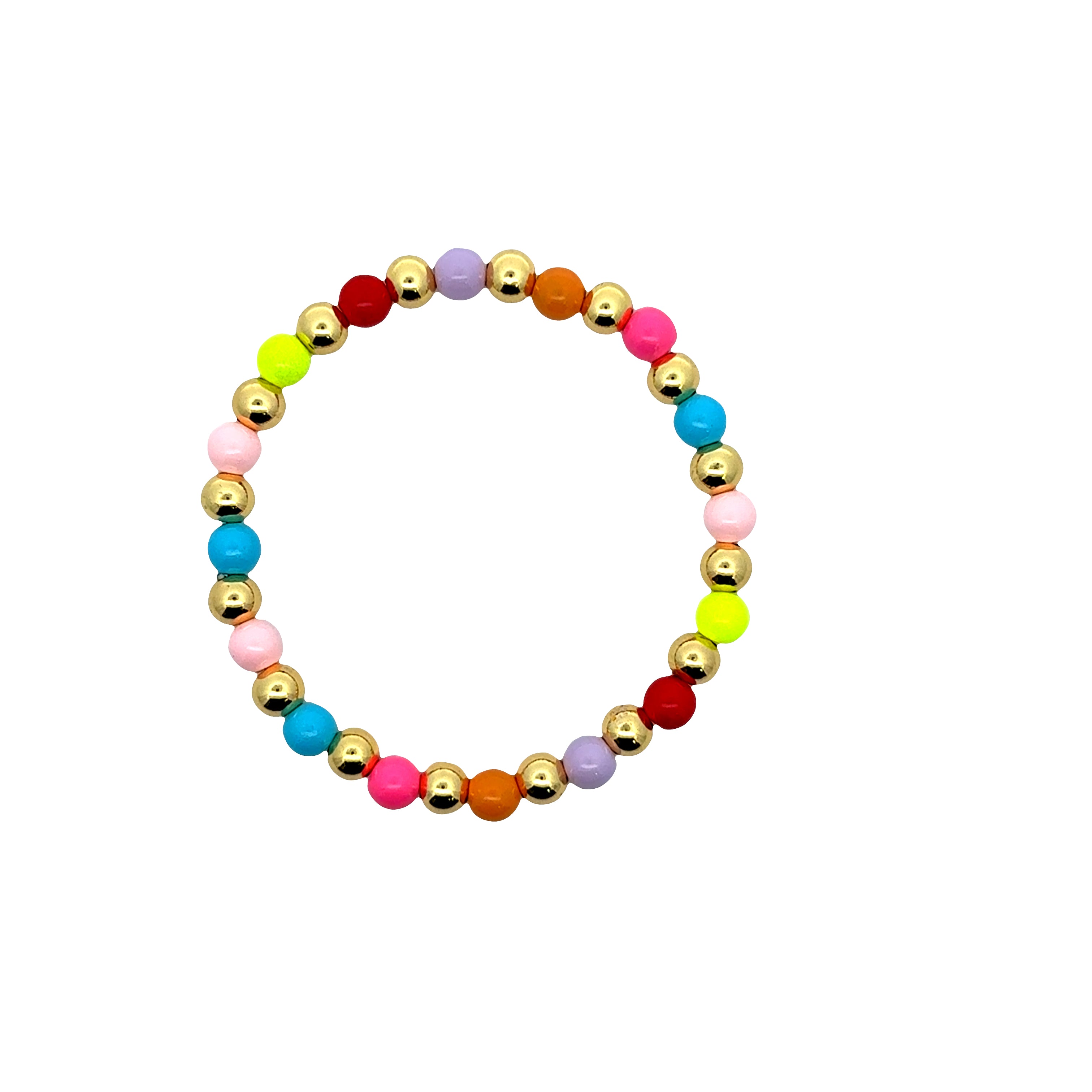 Neon Beads Bracelet