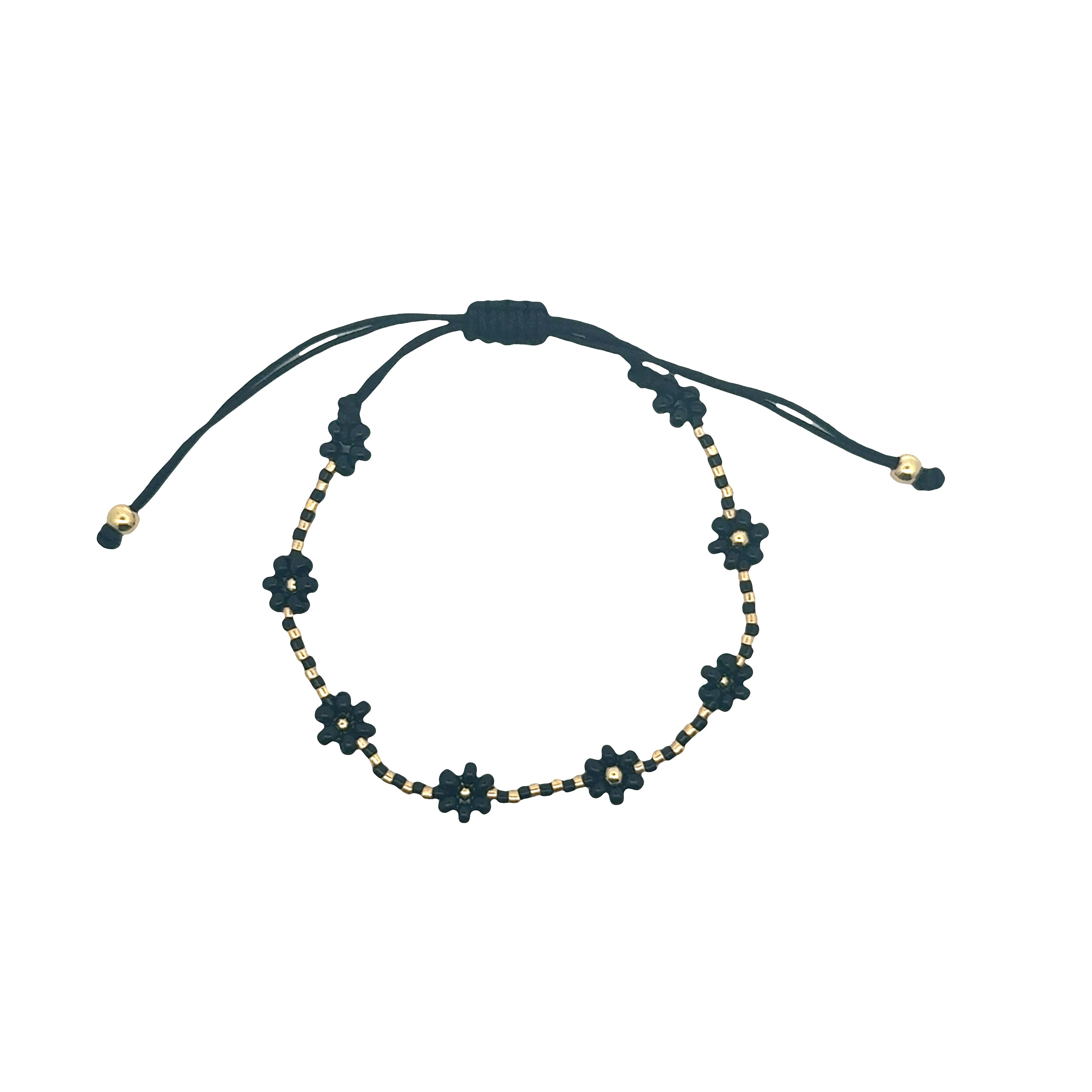Summer Beaded Flower Bracelet