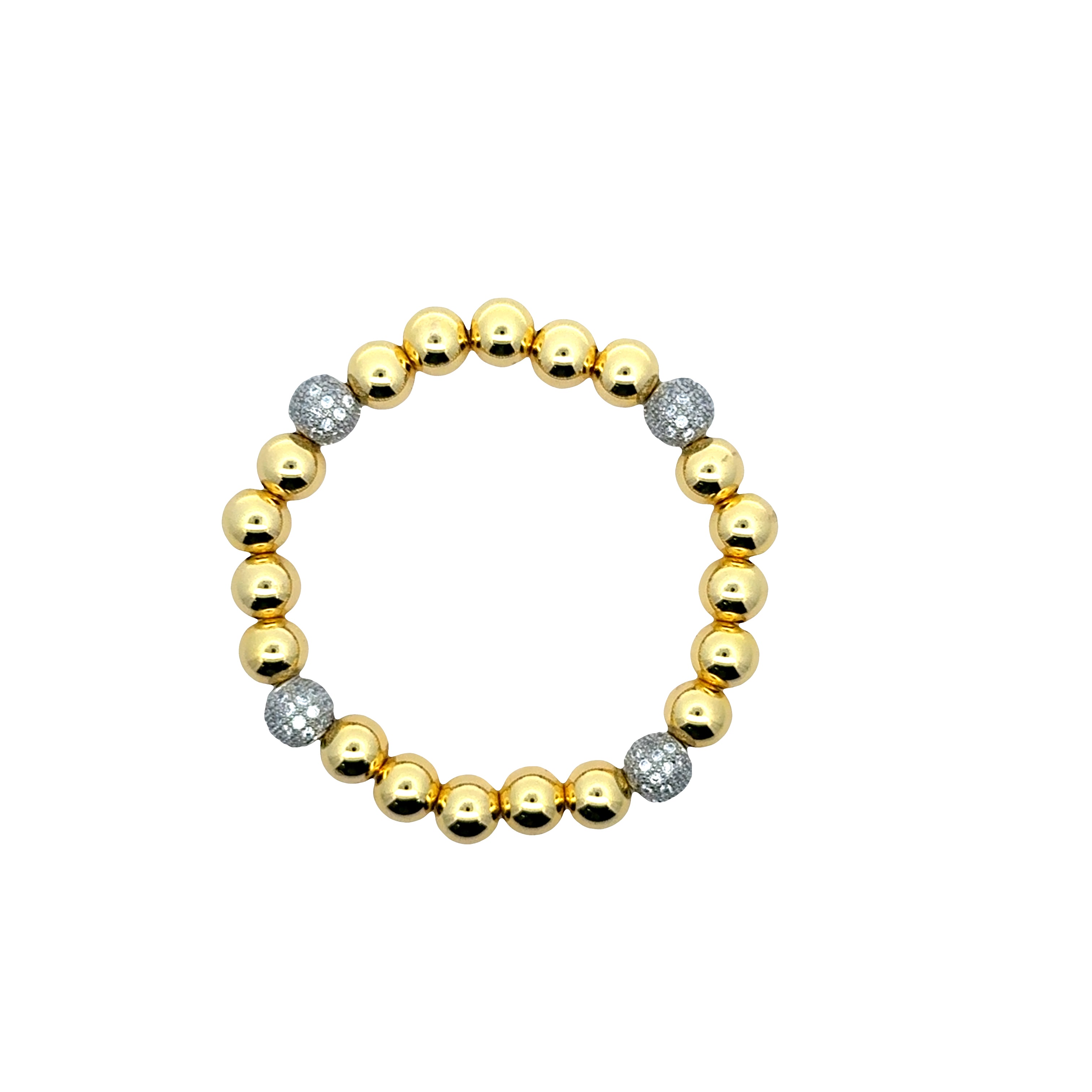 Two tone Beads Bracelet