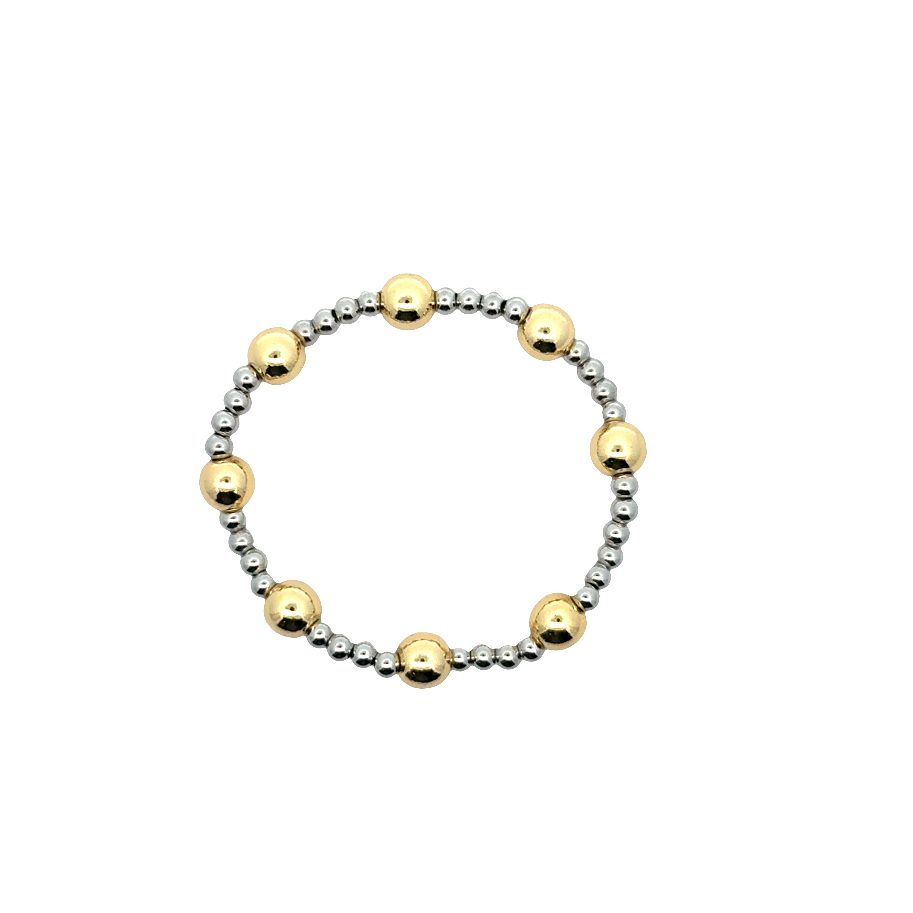Two tone Beads Bracelet