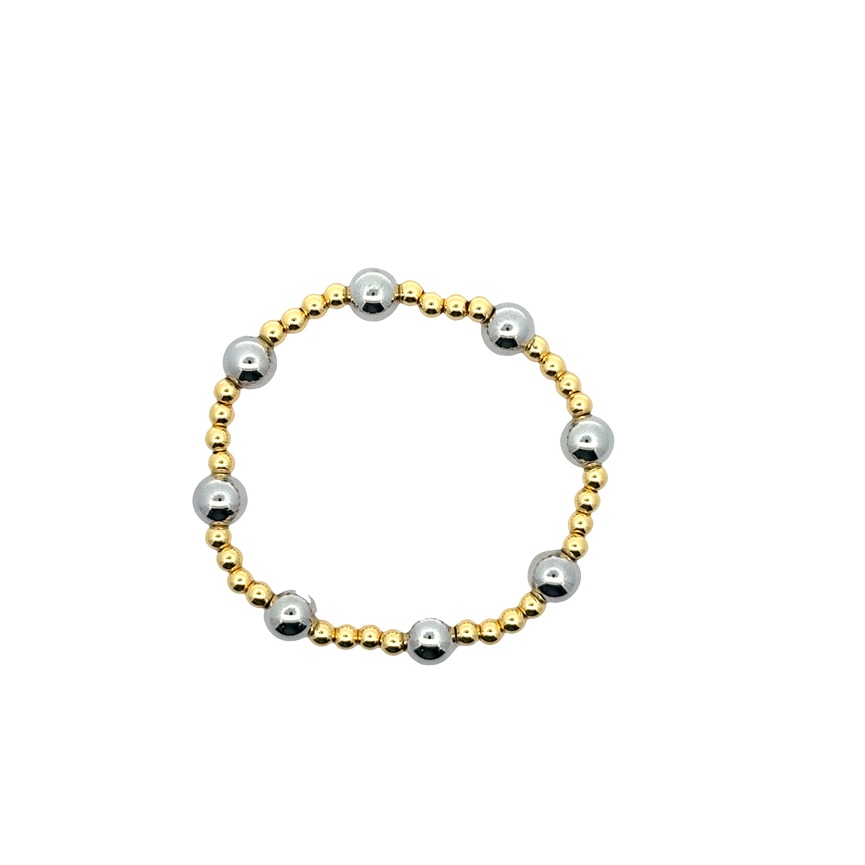 Two tone Beads Bracelet
