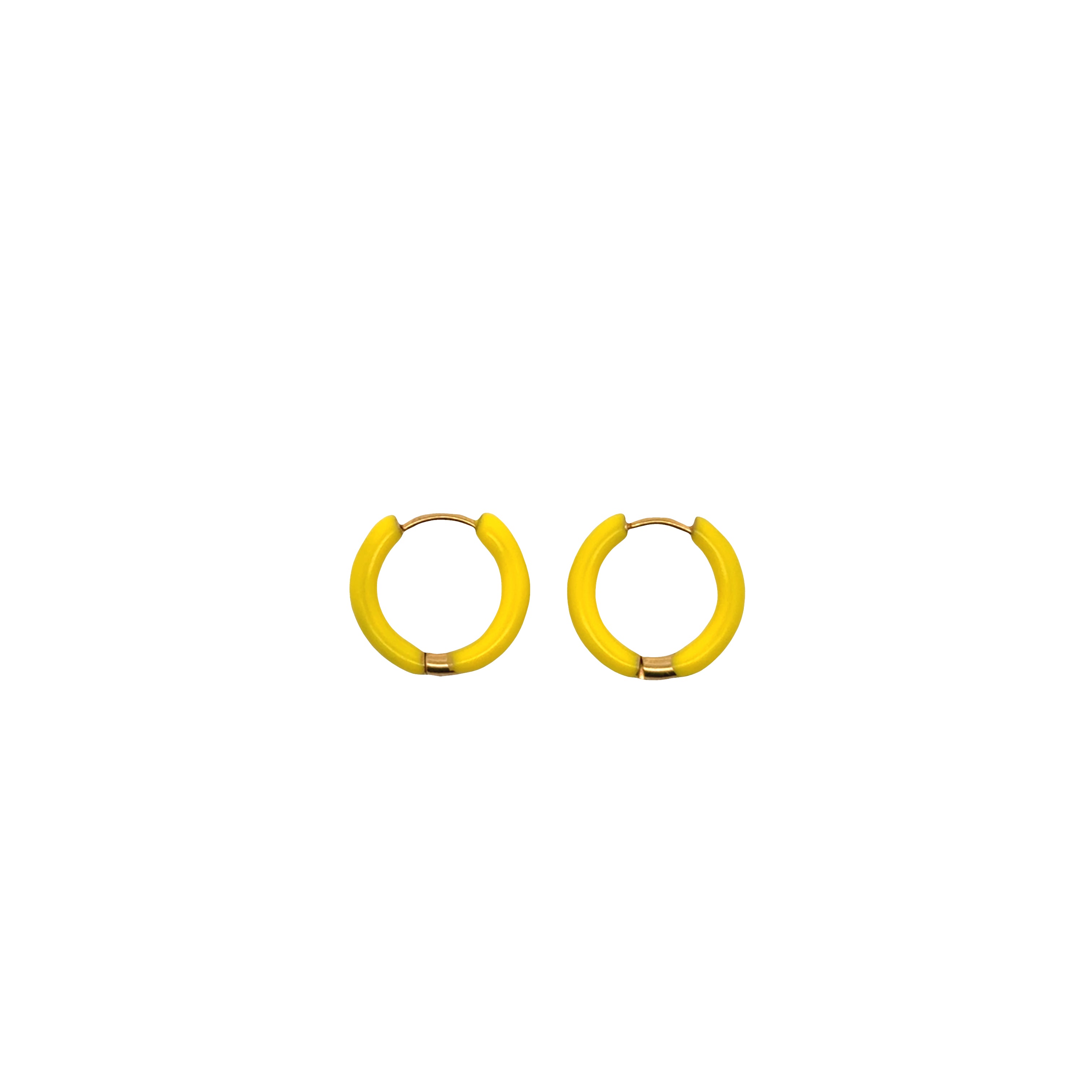 Enamel Basic Hoops