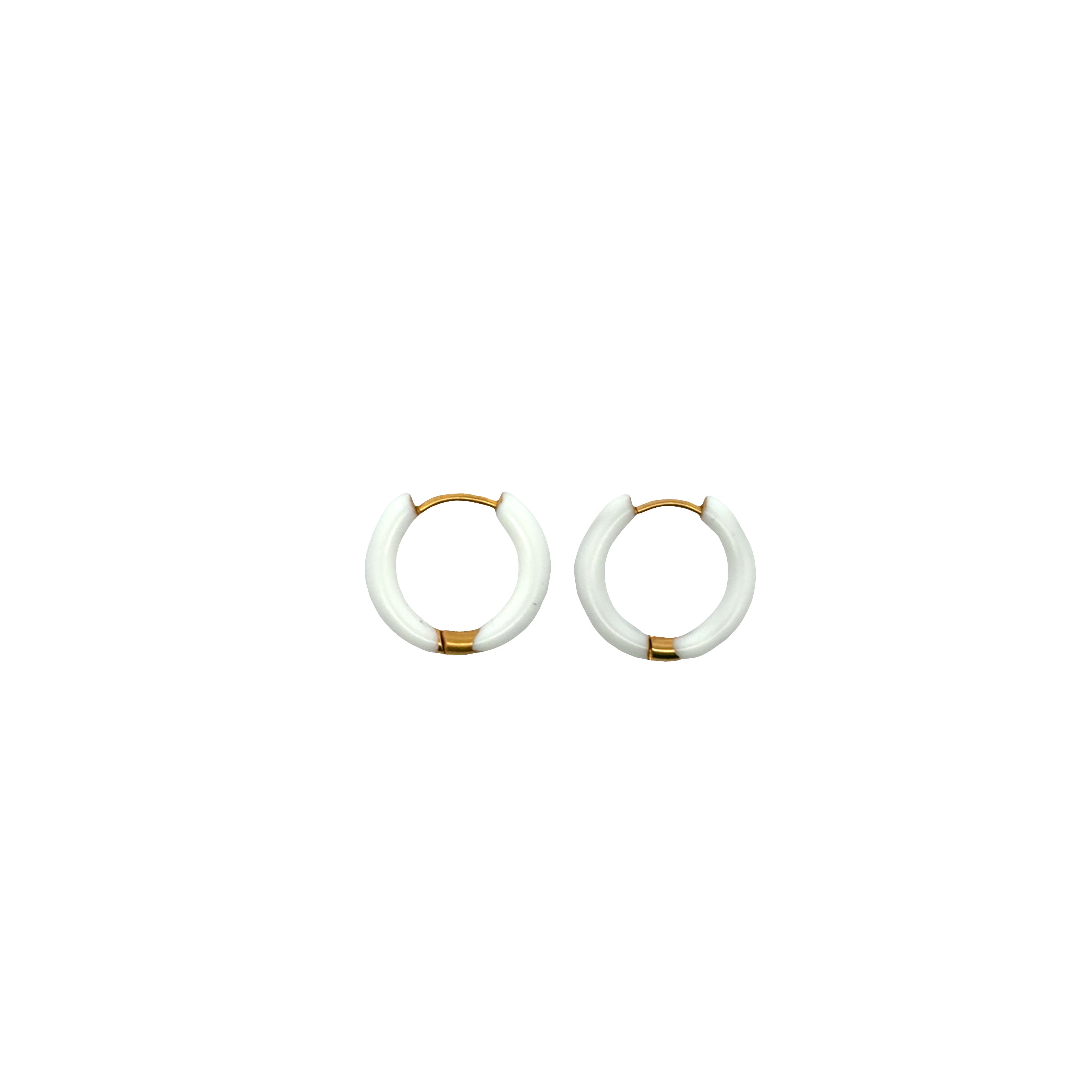 Enamel Basic Hoops