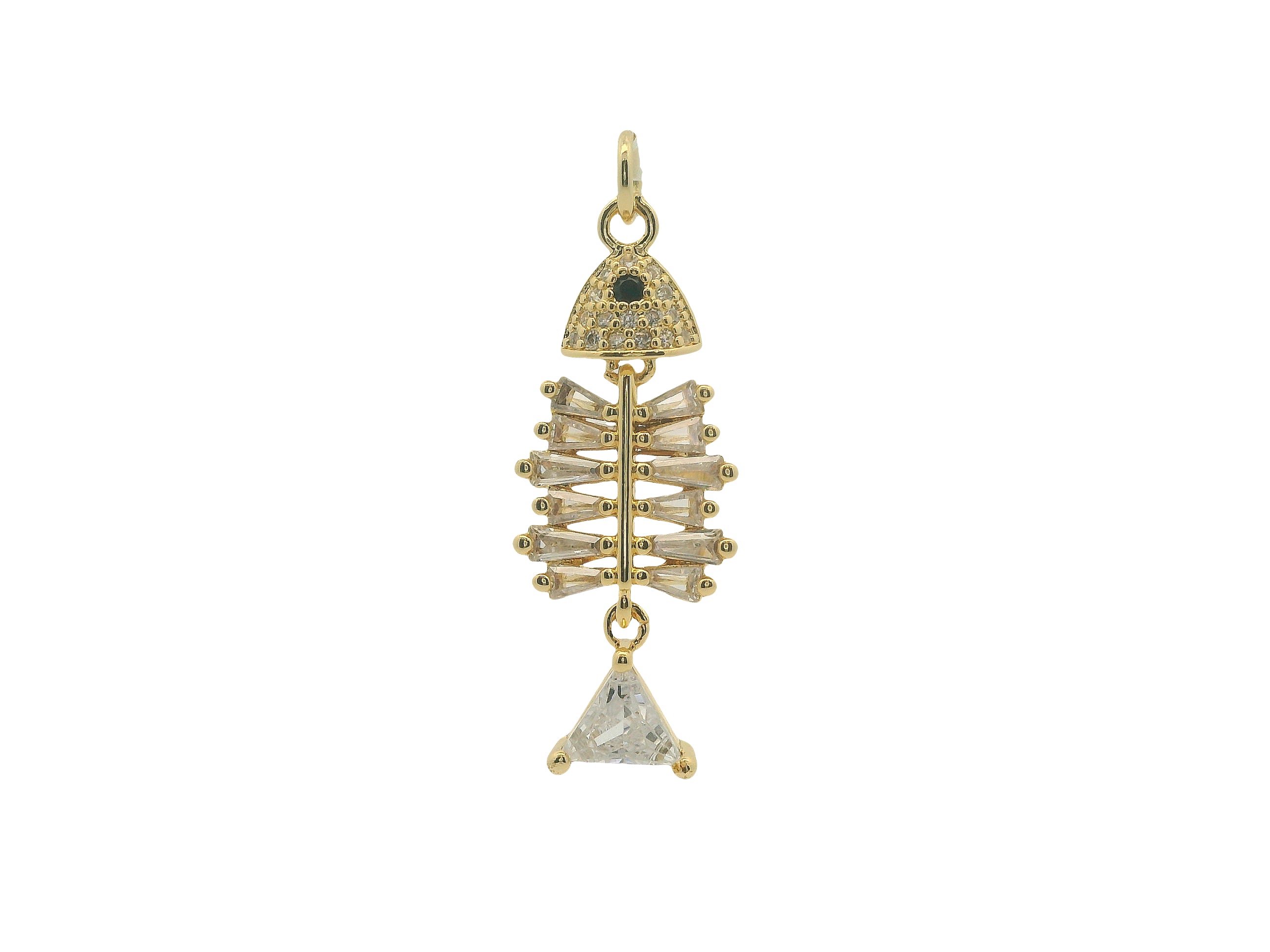 Gold Fish Texture Charm