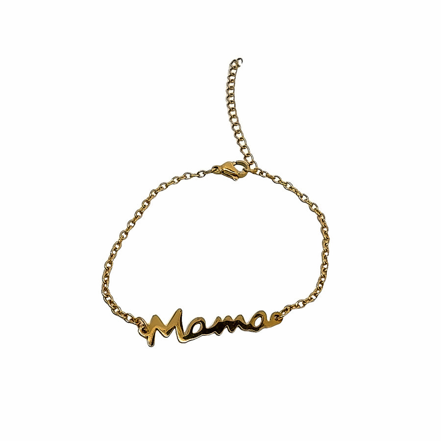 Mama Cursive Bracelet